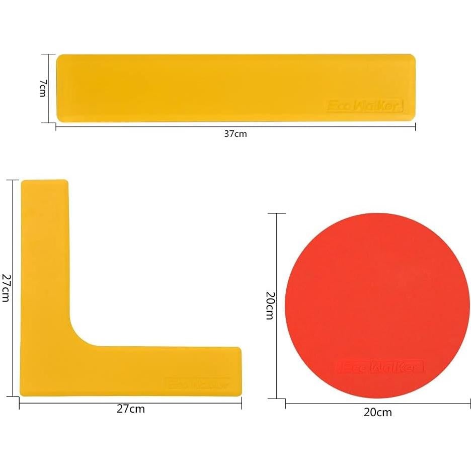 Conjunto de Marcadores de Línea de Corte Eco Walker 12 Piezas
