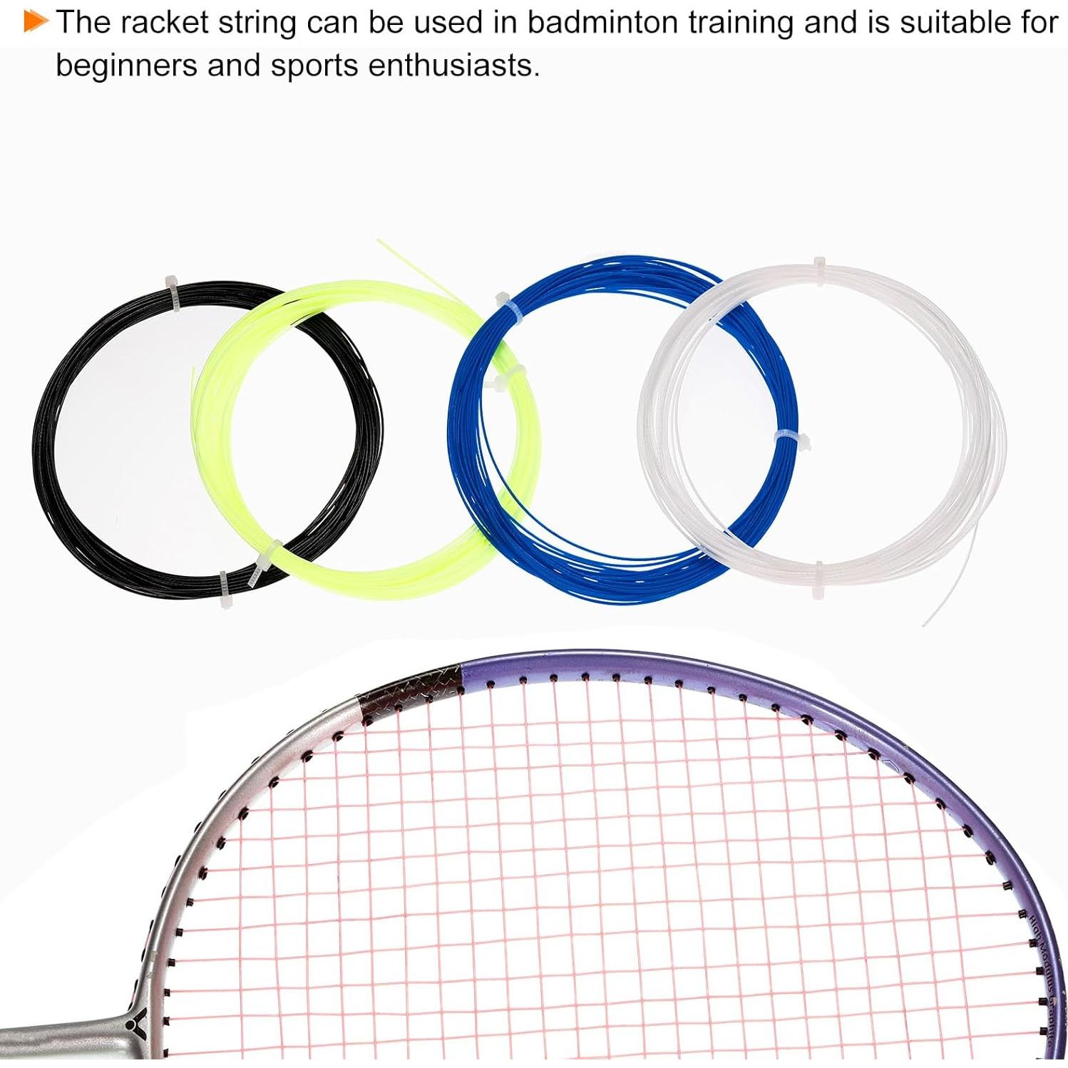 Cuerda de Raqueta de Bádminton PATIKIL 10M Nylon 5 Colores