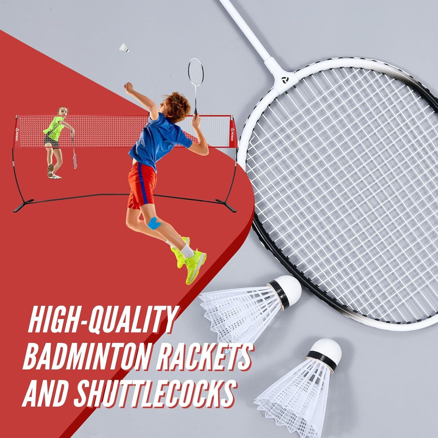 Red de Voleibol y Bádminton Patiassy 4.27m Ajustable