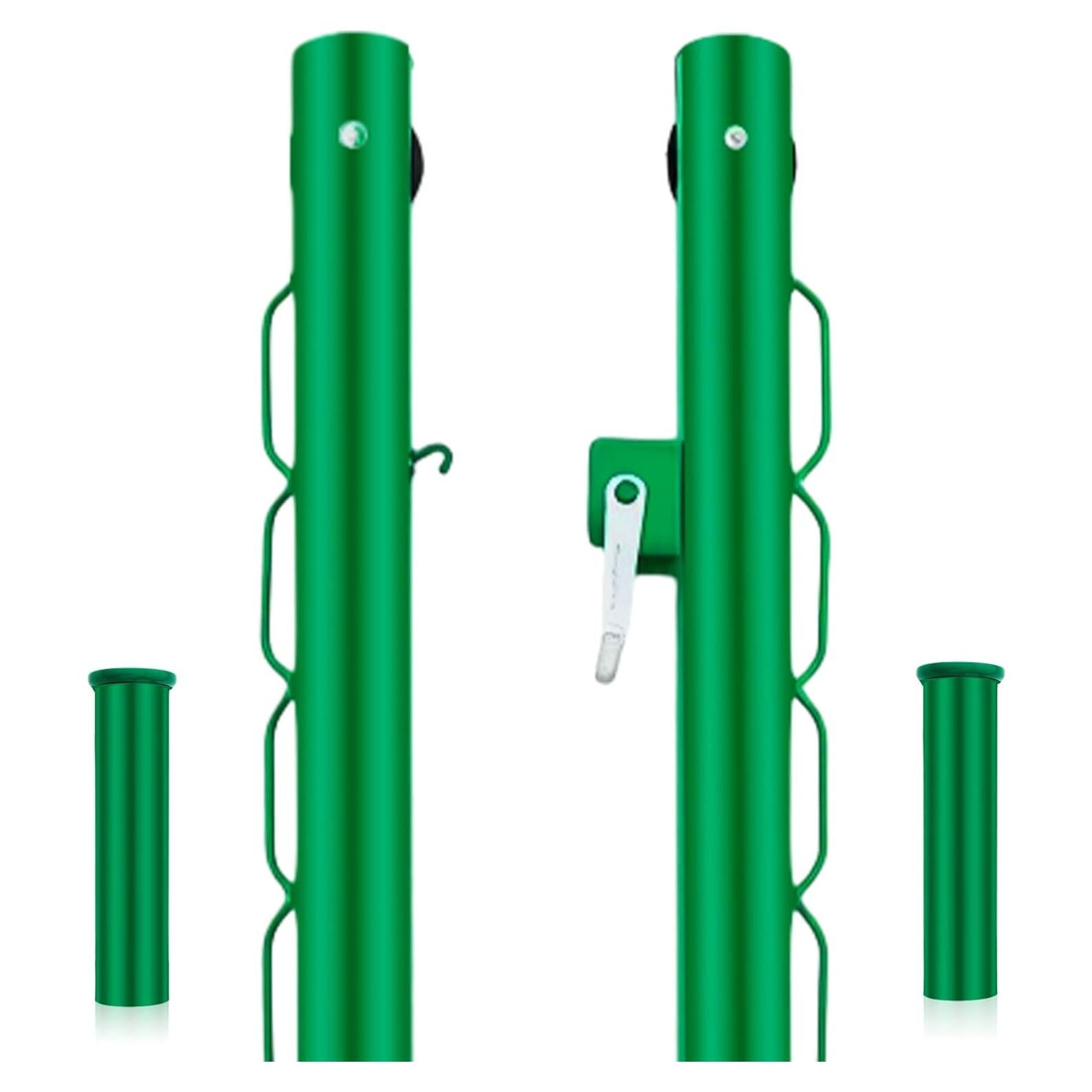 Postes de Tenis Otoolling HUU0318 Redondos 106.68 cm Hierro Verde