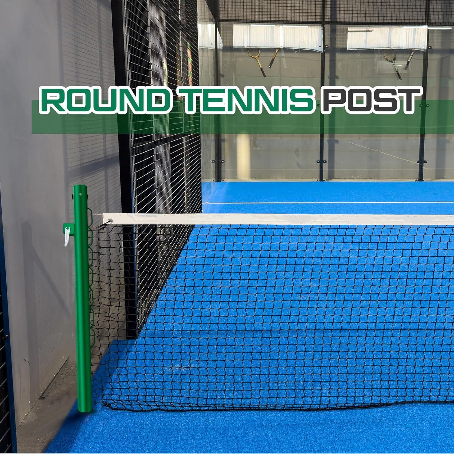 Postes de Tenis Otoolling HUU0318 Redondos 106.68 cm Hierro Verde