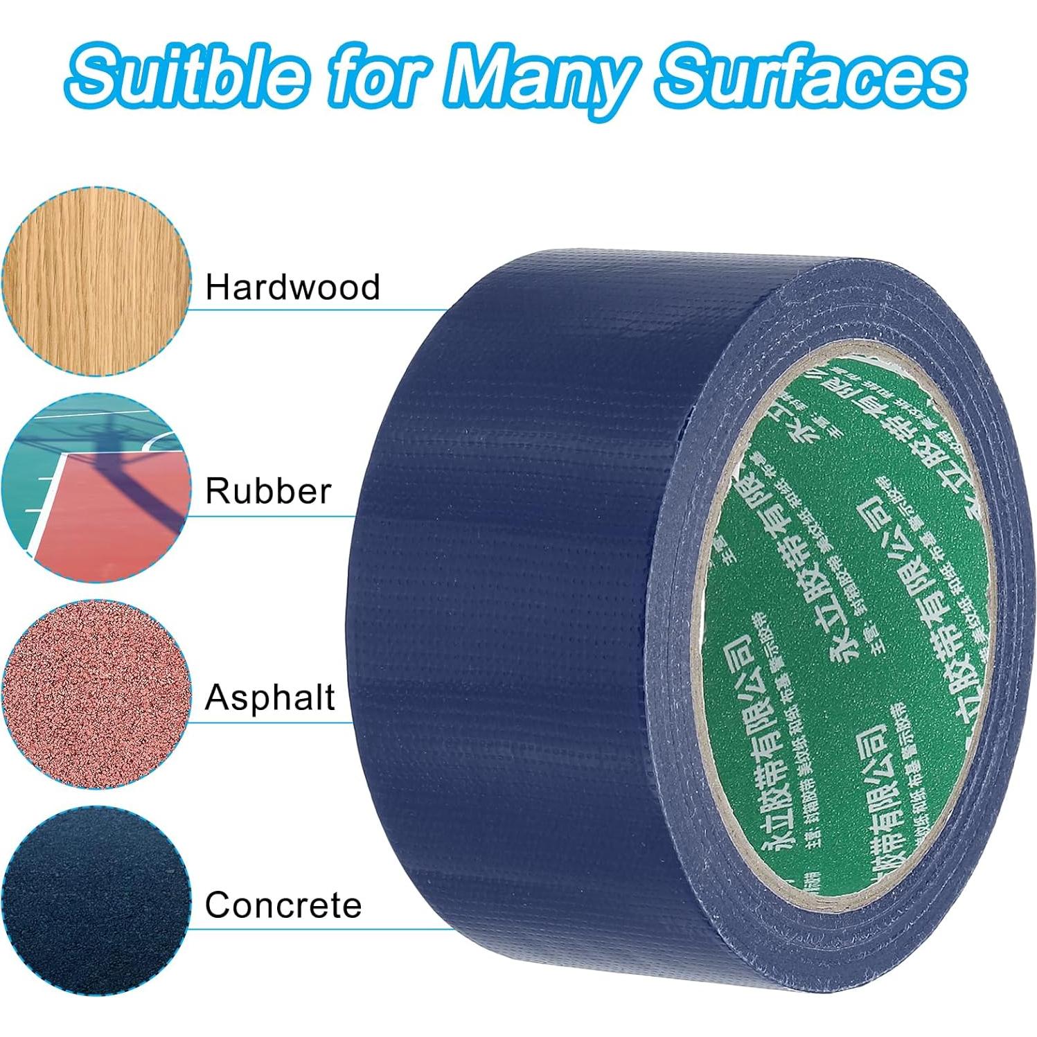 Cinta de Marcado para Cancha de Pickleball PATIKIL 5cm x 20m Azul Marino