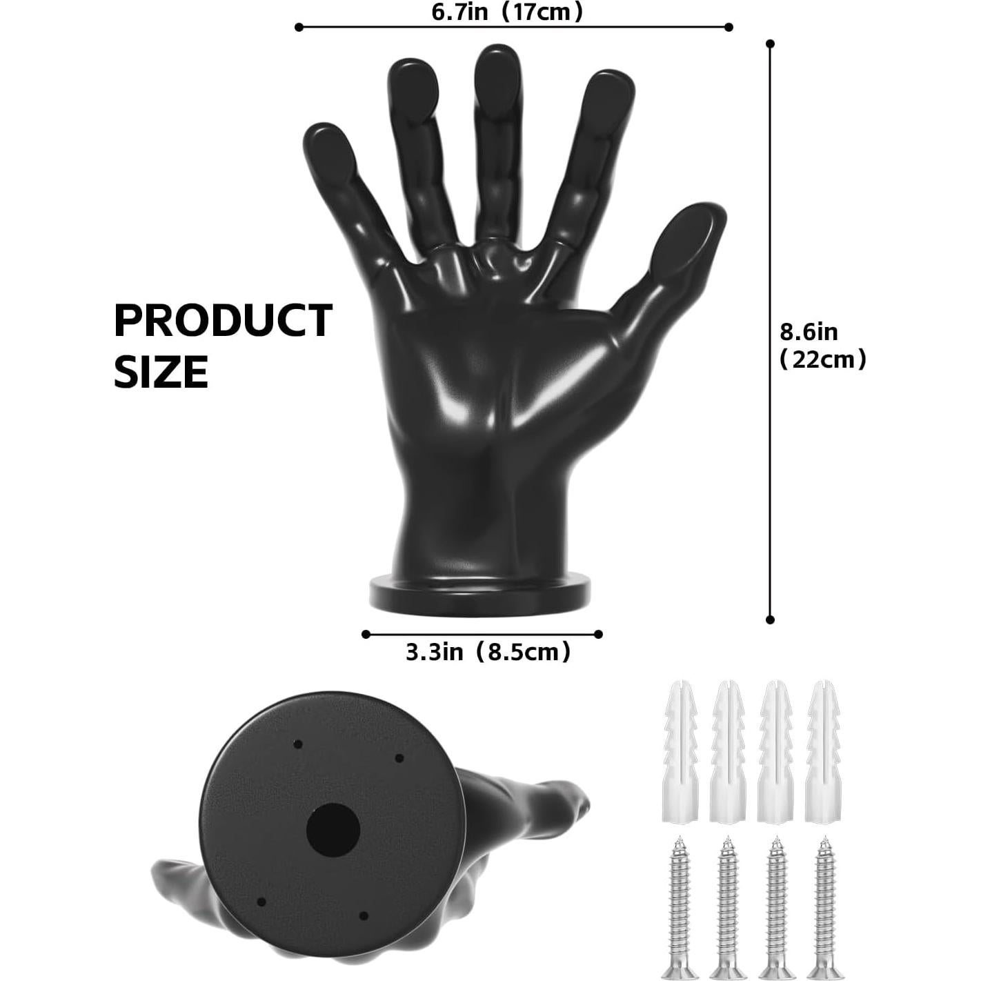 Soporte de Baloncesto de Pared AwnPror Forma de Mano 2PCS