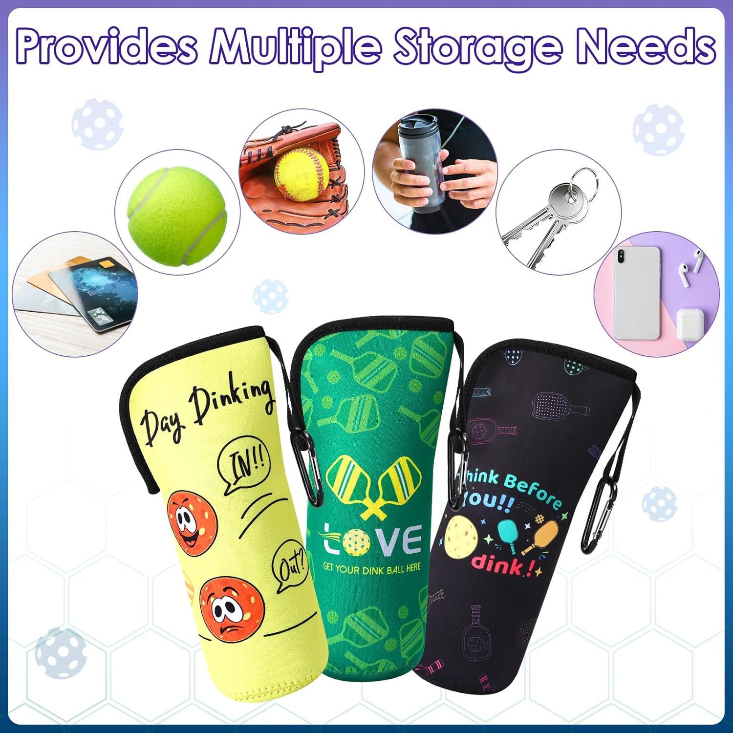 3 Bolsas de Almacenamiento de Pickleball Sunnymove Multicolor