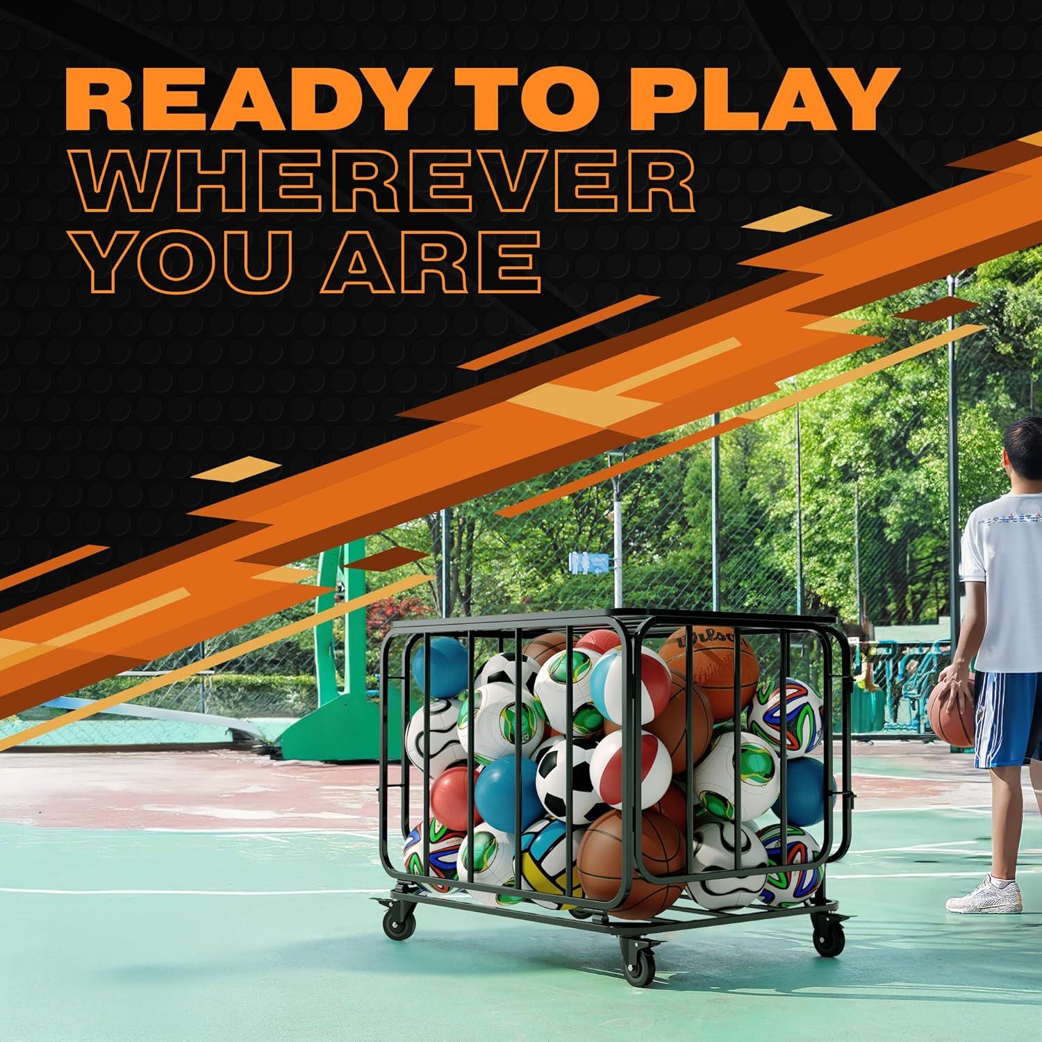 Carro de Pelotas Houseables, Almacenamiento Grande 90cm