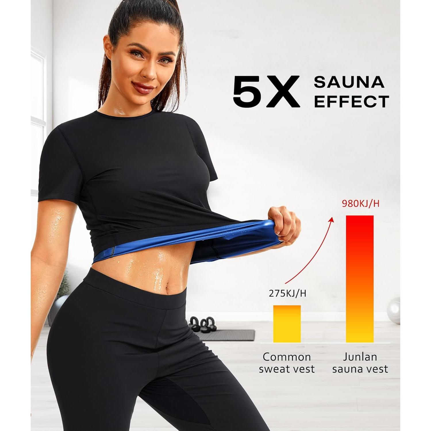 Chaleco Entrenador de Cintura Junlan para Mujeres - Azul Mediano