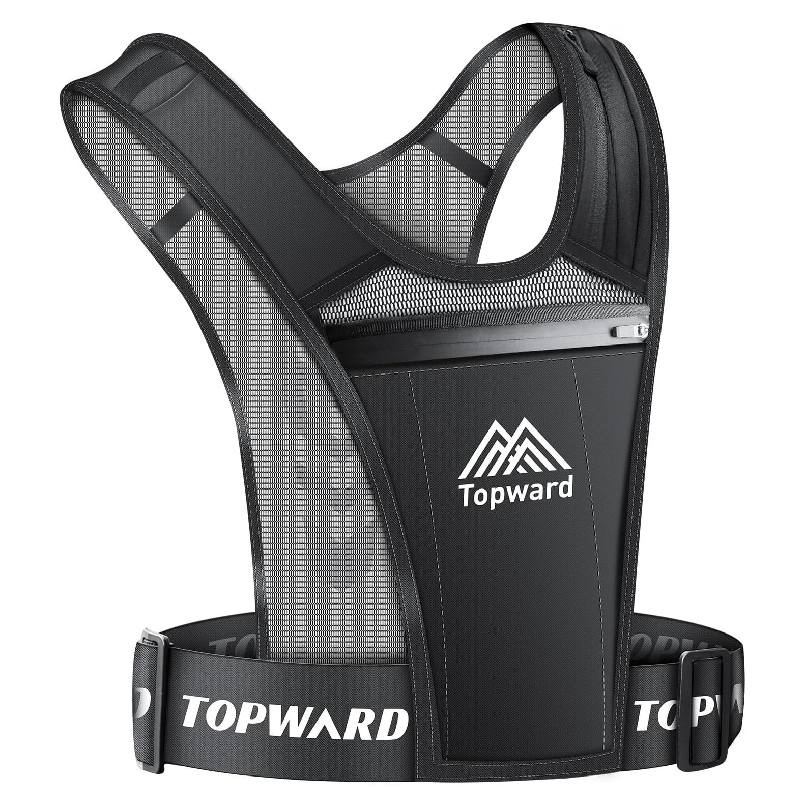 Chaleco de Correr Topward con Soporte para Teléfono Impermeable