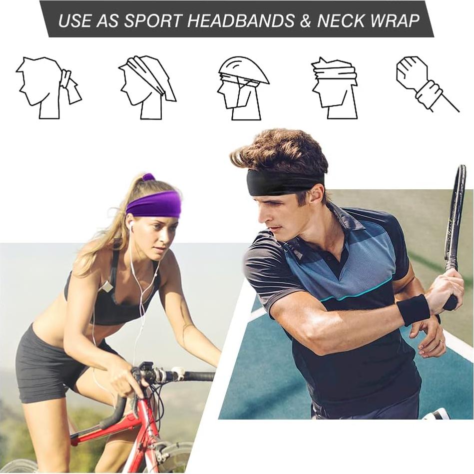 12 Diademas Deportivas LoayBhok Unisex Antideslizantes