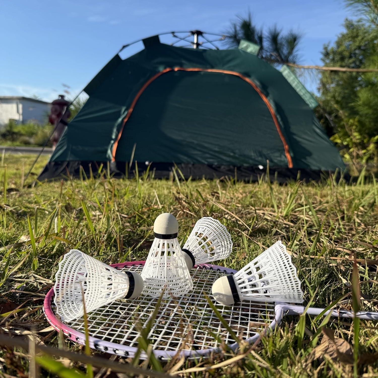 12 Volantes de Bádminton de Nylon LIUTOVO - Alta Durabilidad