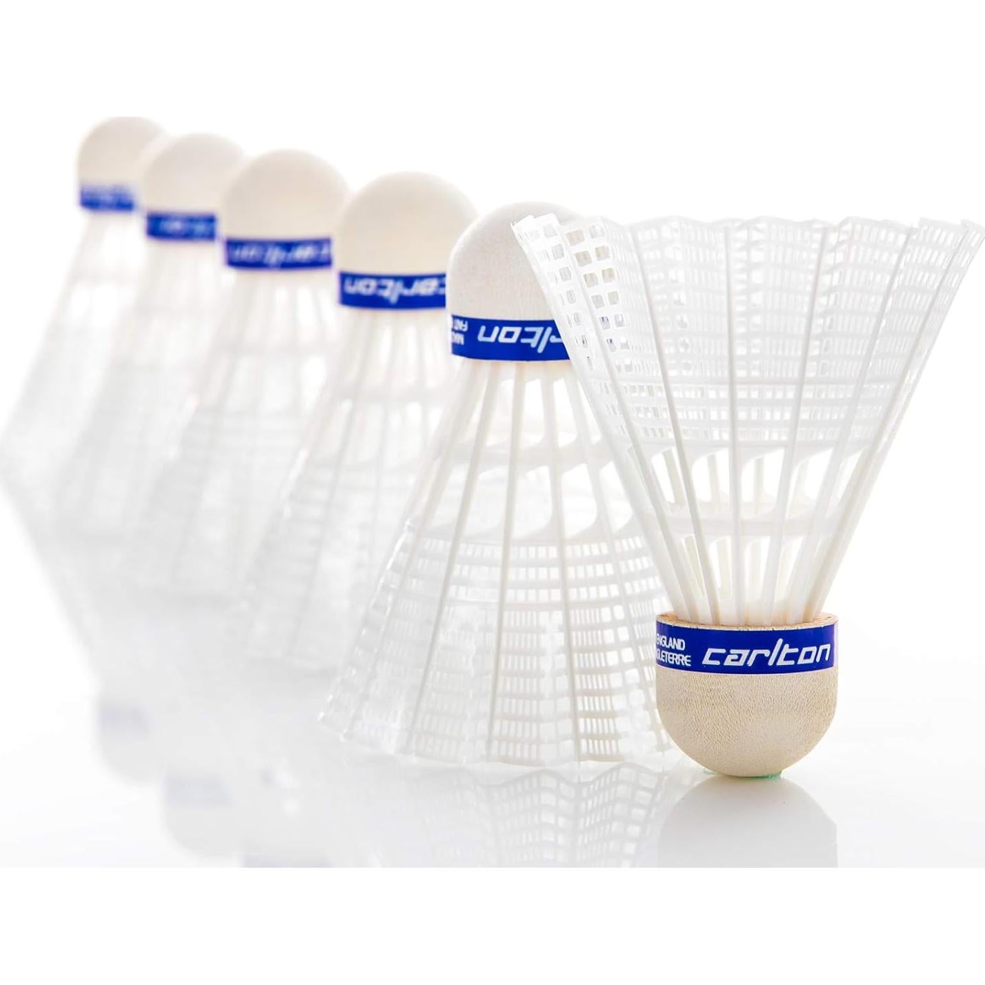 Volantes de bádminton Carlton F1 Ti - Tubo de 6 unidades
