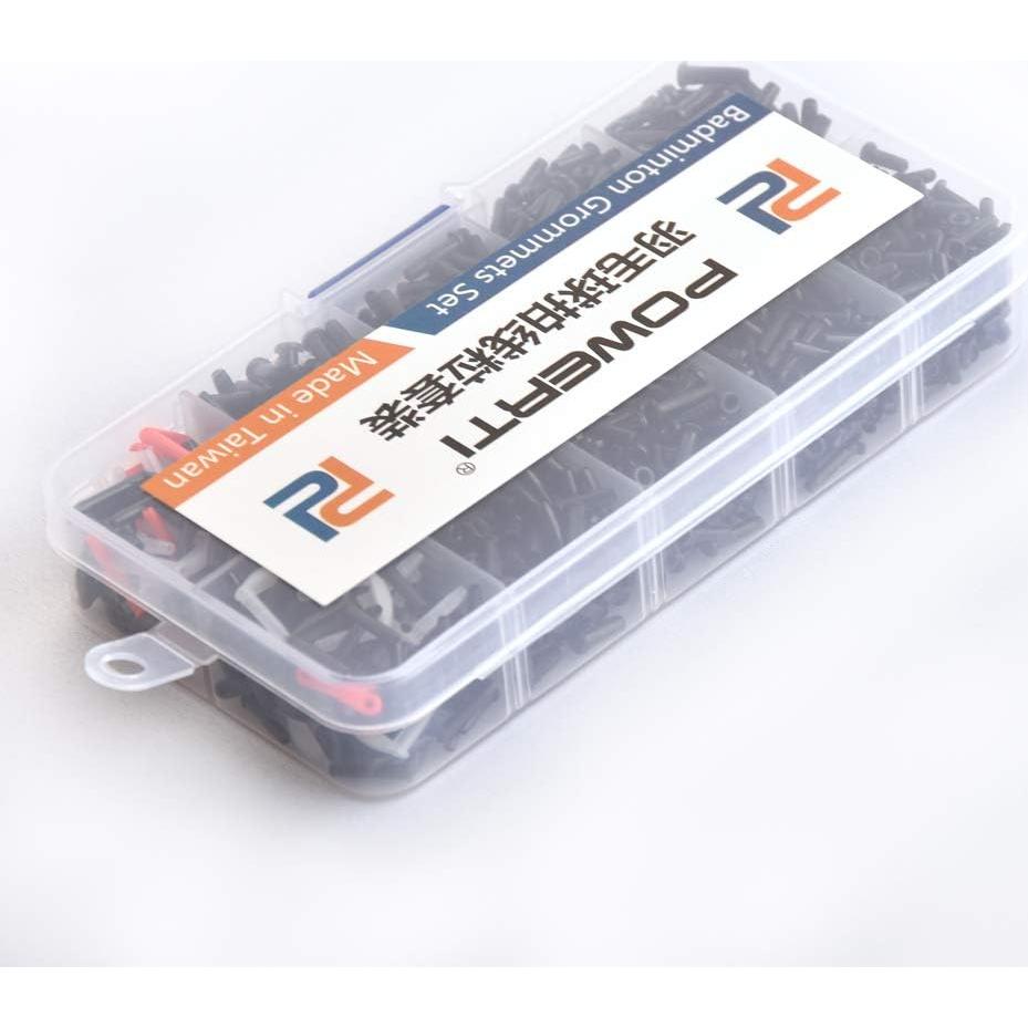 Grommets Universales Powerti para Raquetas de Badminton - Negro