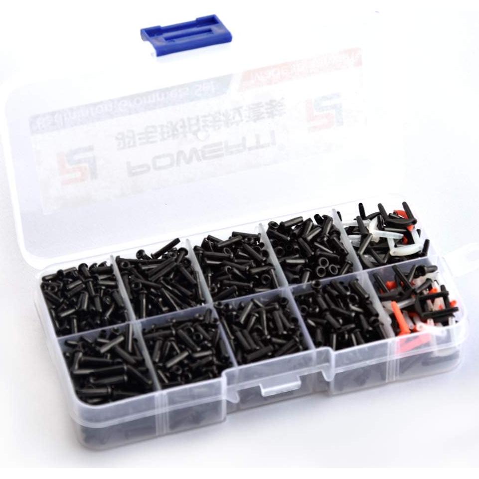 Grommets Universales Powerti para Raquetas de Badminton - Negro