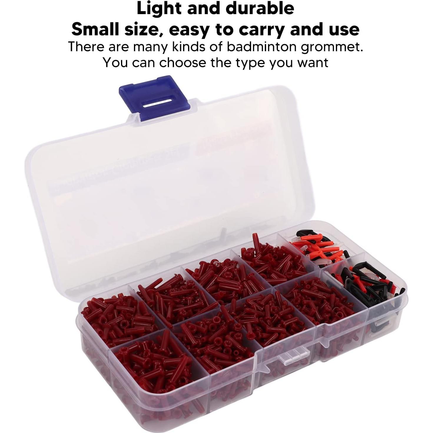 Grommets para Raquetas de Bádminton Topyond - 1500 Piezas, Nylon