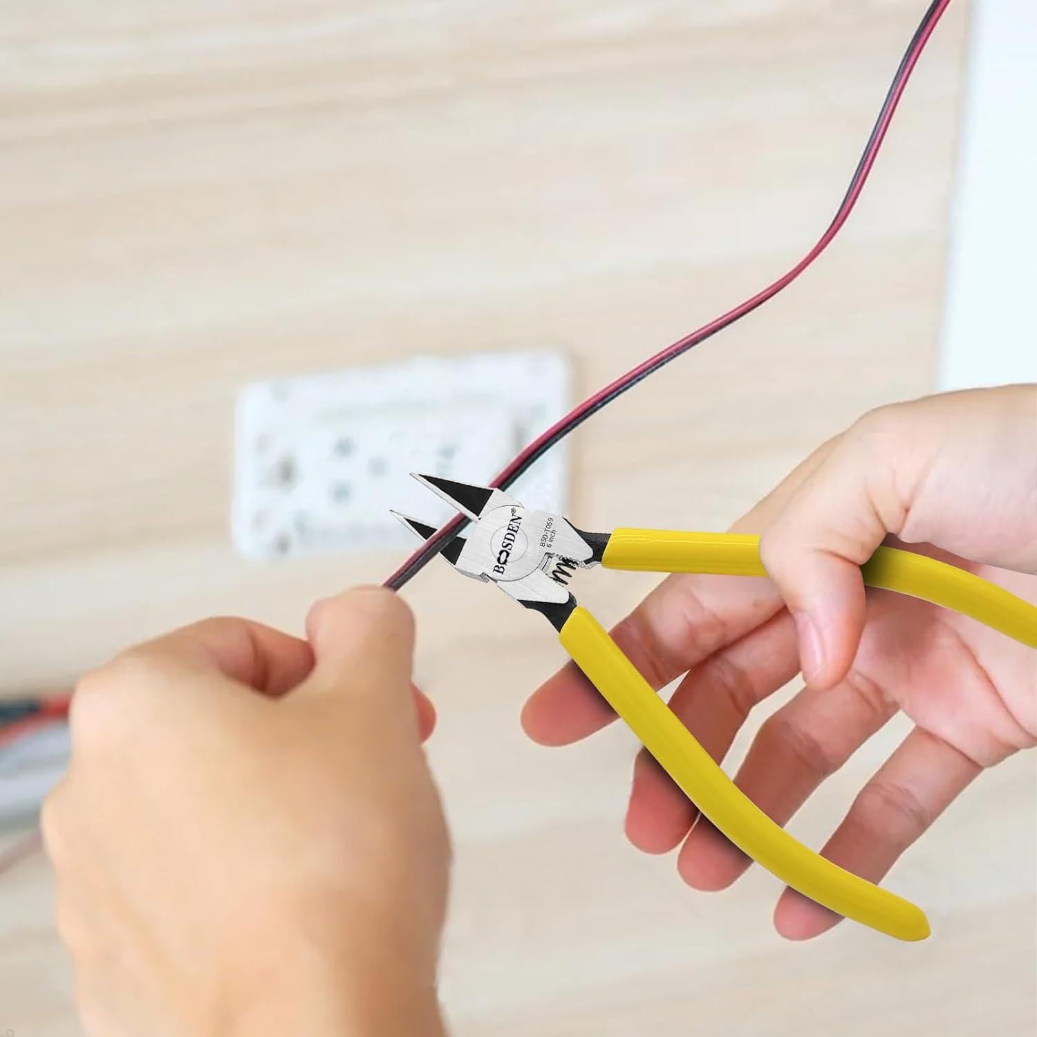 Cortadores de Alambre BOOSDEN 15 cm - 2 Paquete Ergonómicos