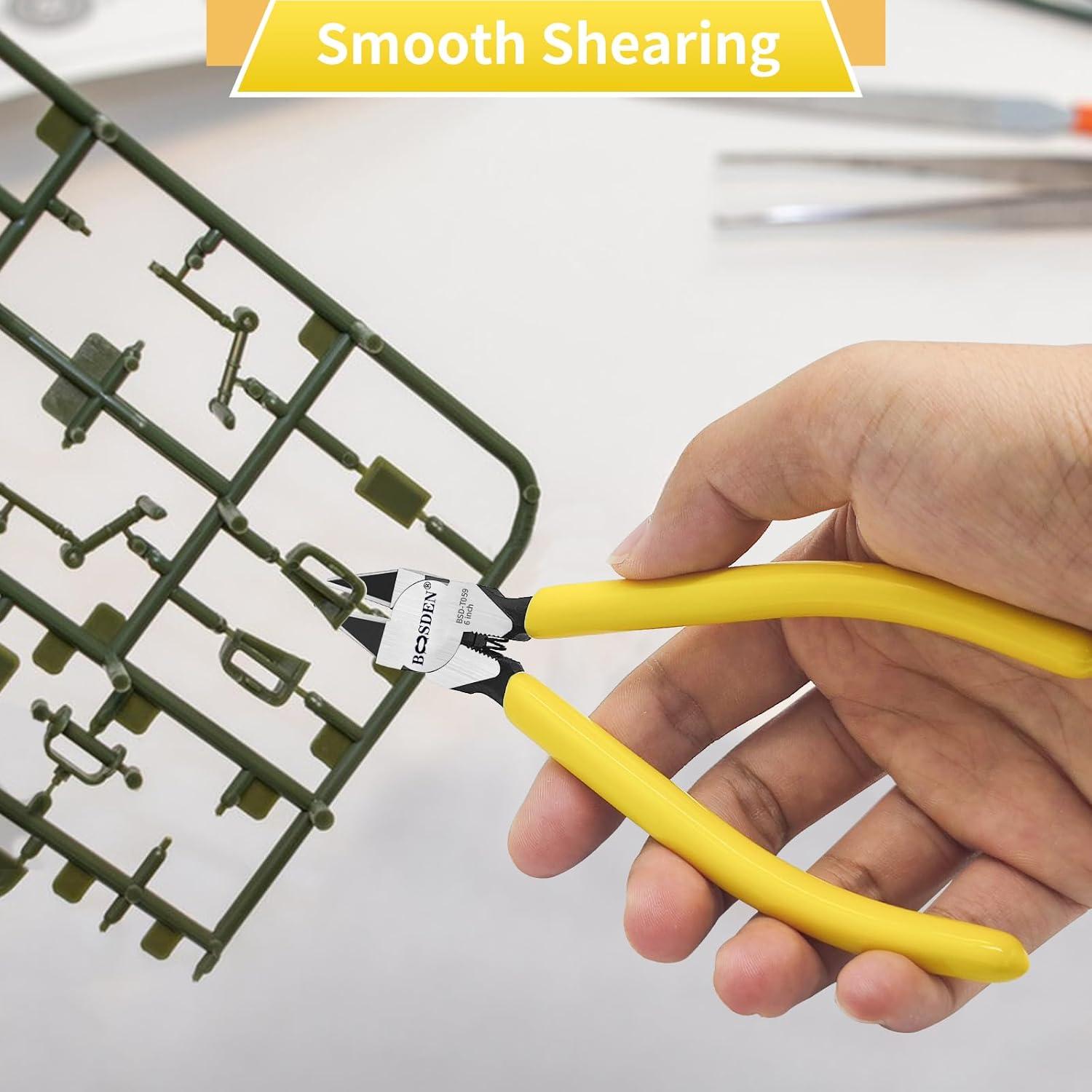 Cortadores de Alambre BOOSDEN 15 cm - 2 Paquete Ergonómicos