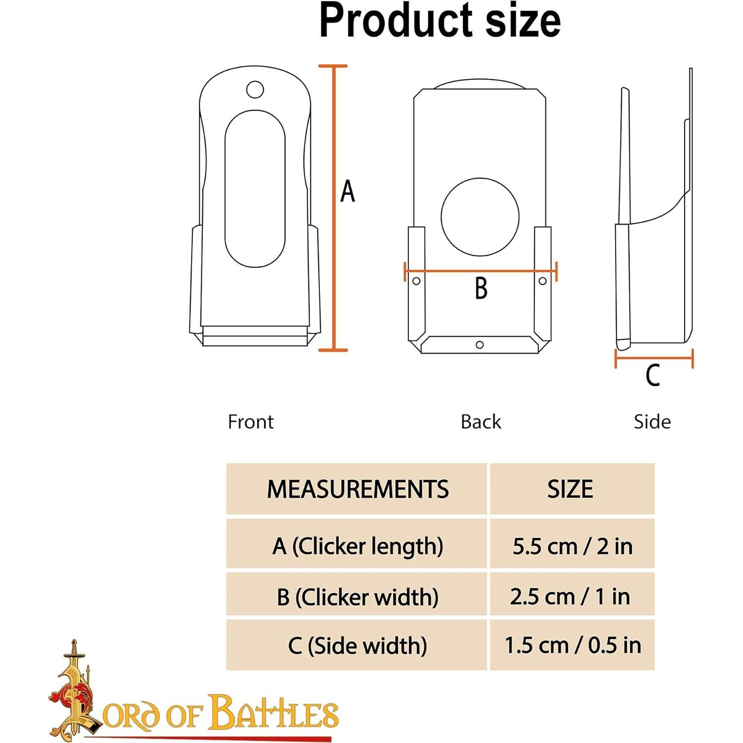 Clickers de Bronce WWII Lord of Battles - Paquete de 2