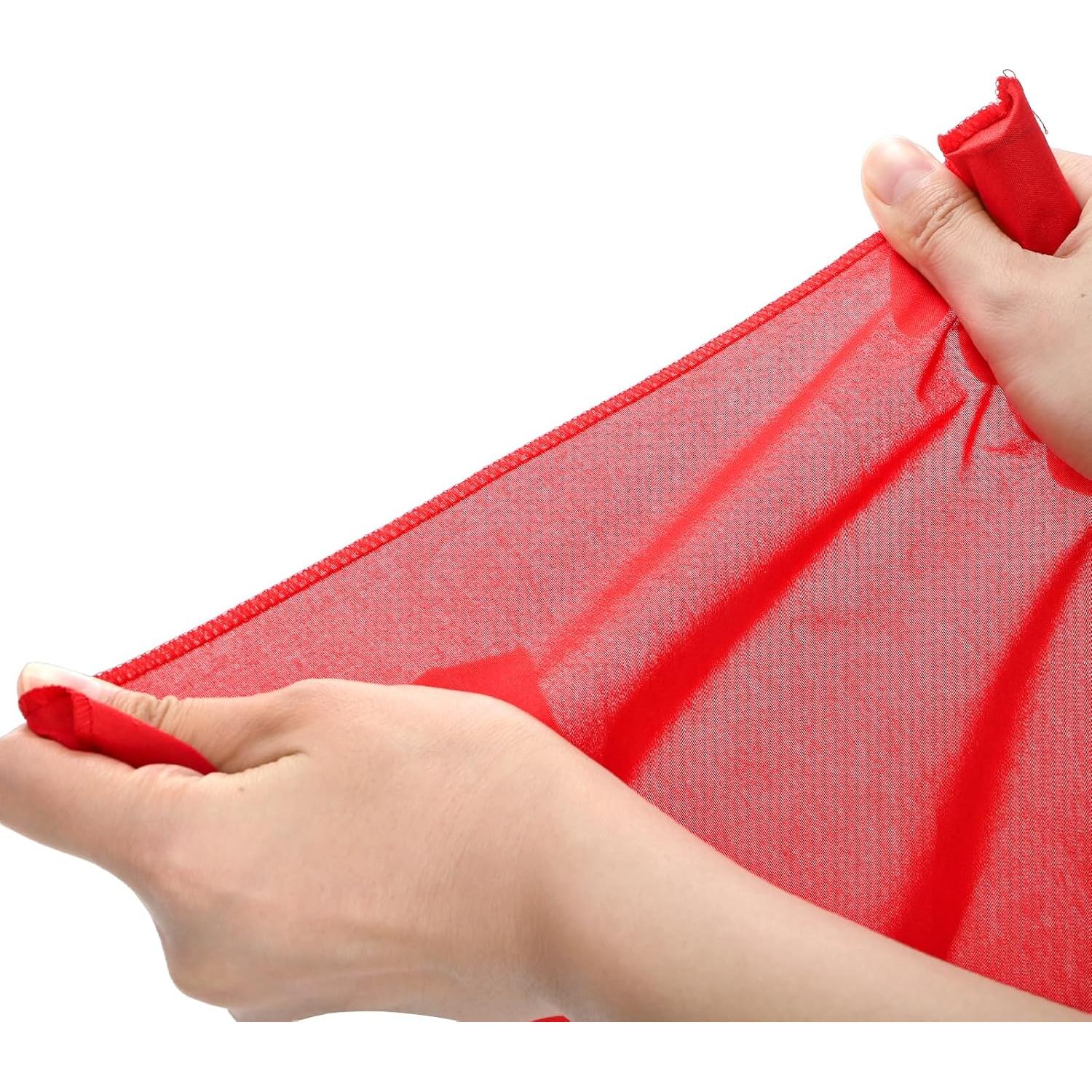 Banderas de Juez de Línea DEAYOU 8 PCS Roja 39.4x29.9cm