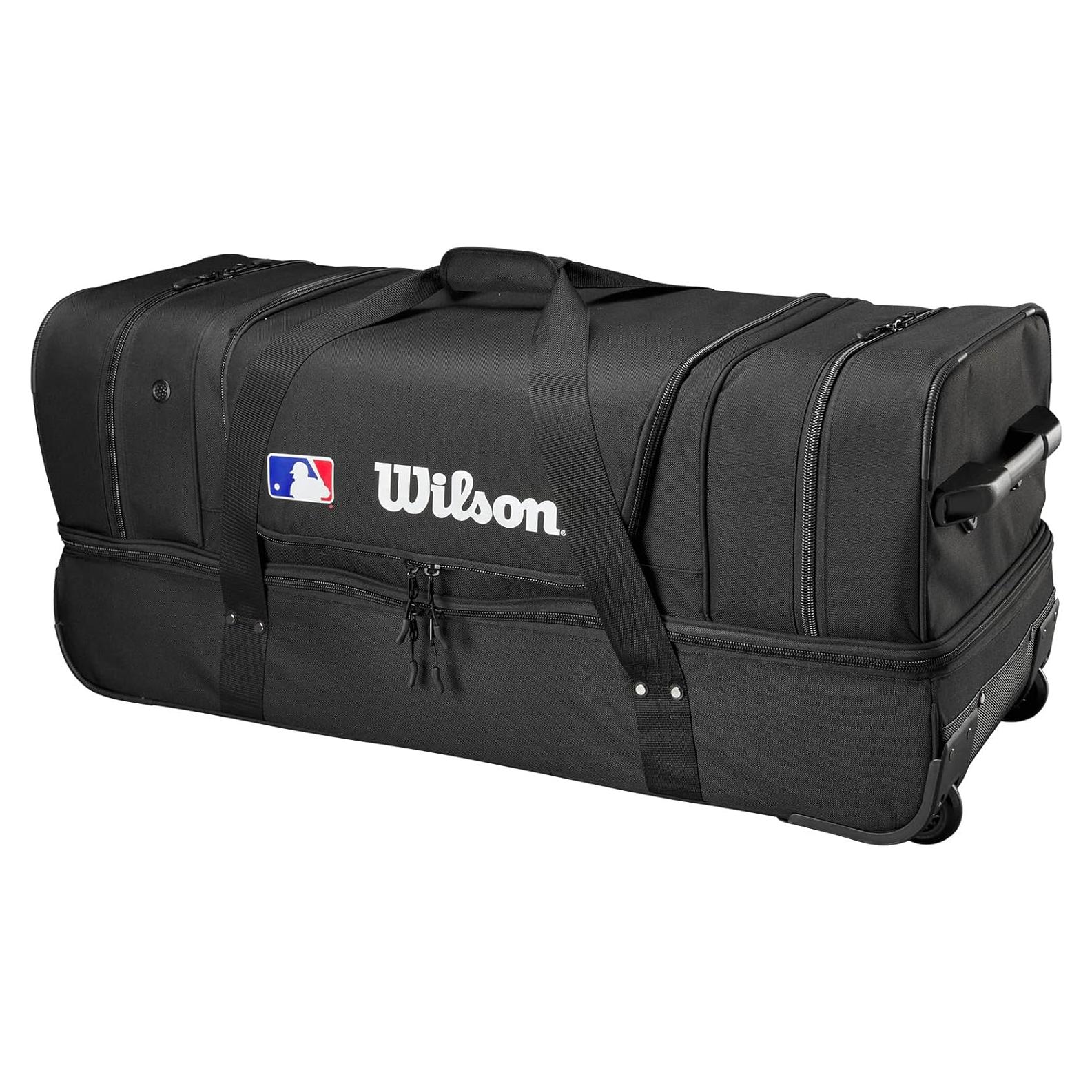 Bolsa de Equipo con Ruedas Wilson Umpire V2 - Negra 91.4cm