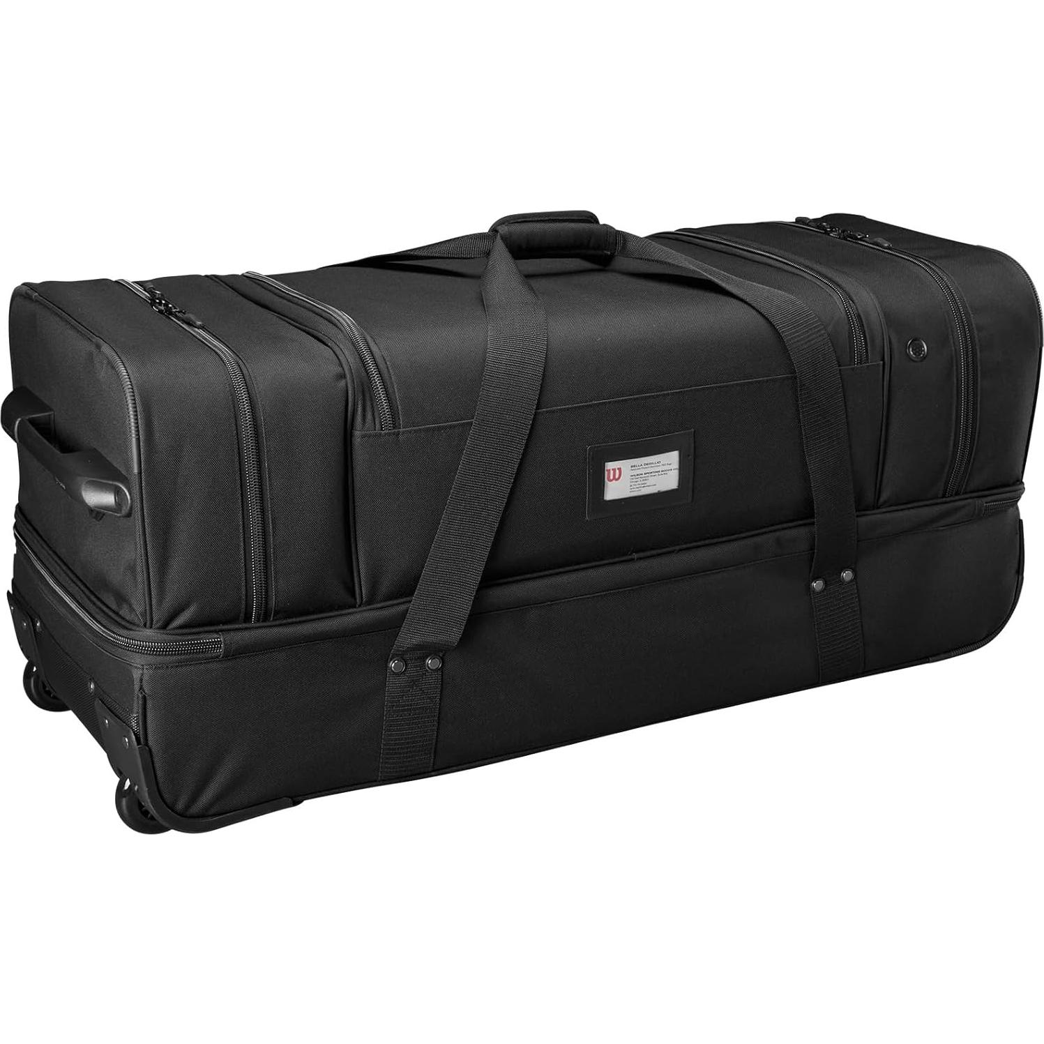 Bolsa de Equipo con Ruedas Wilson Umpire V2 - Negra 91.4cm