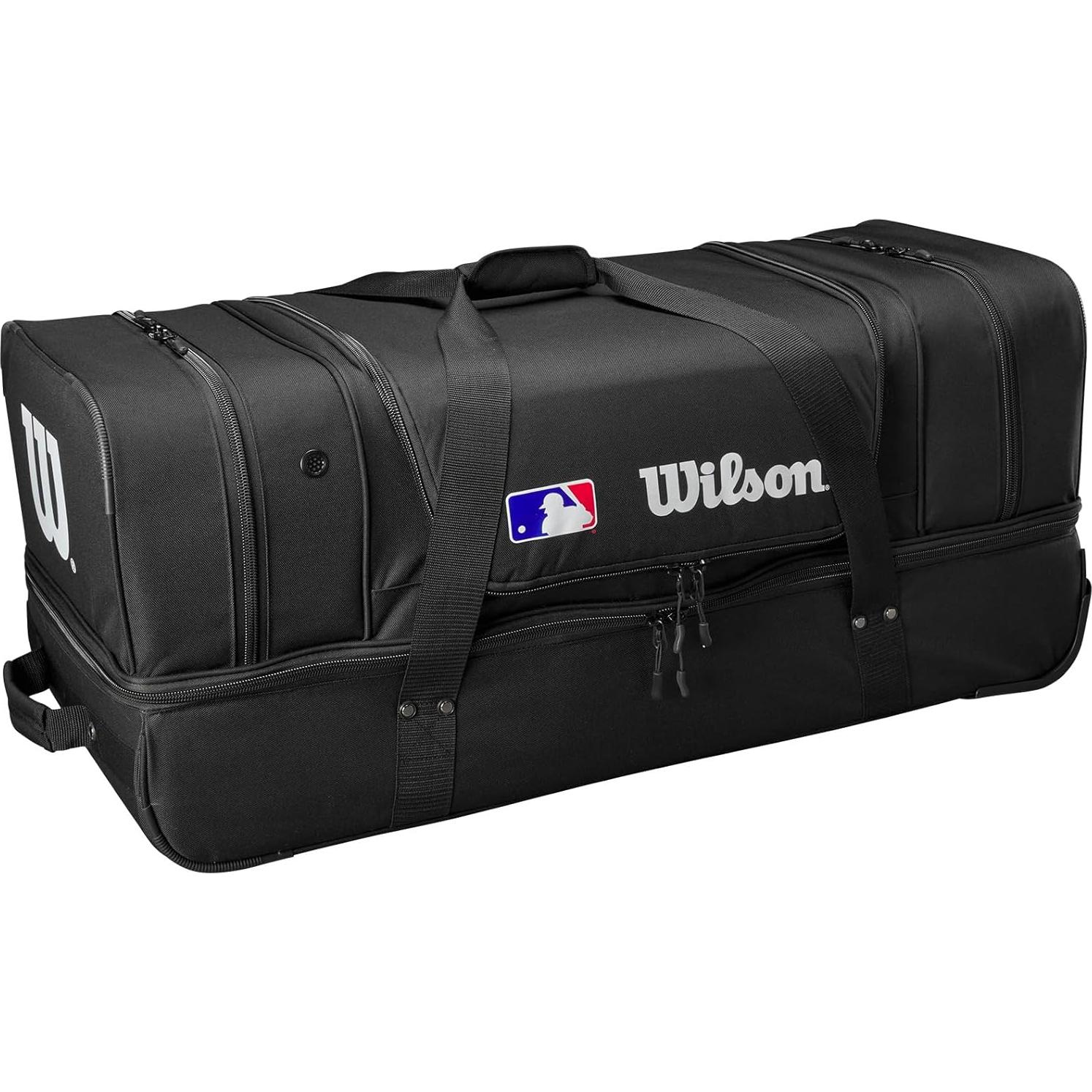 Bolsa de Equipo con Ruedas Wilson Umpire V2 - Negra 91.4cm