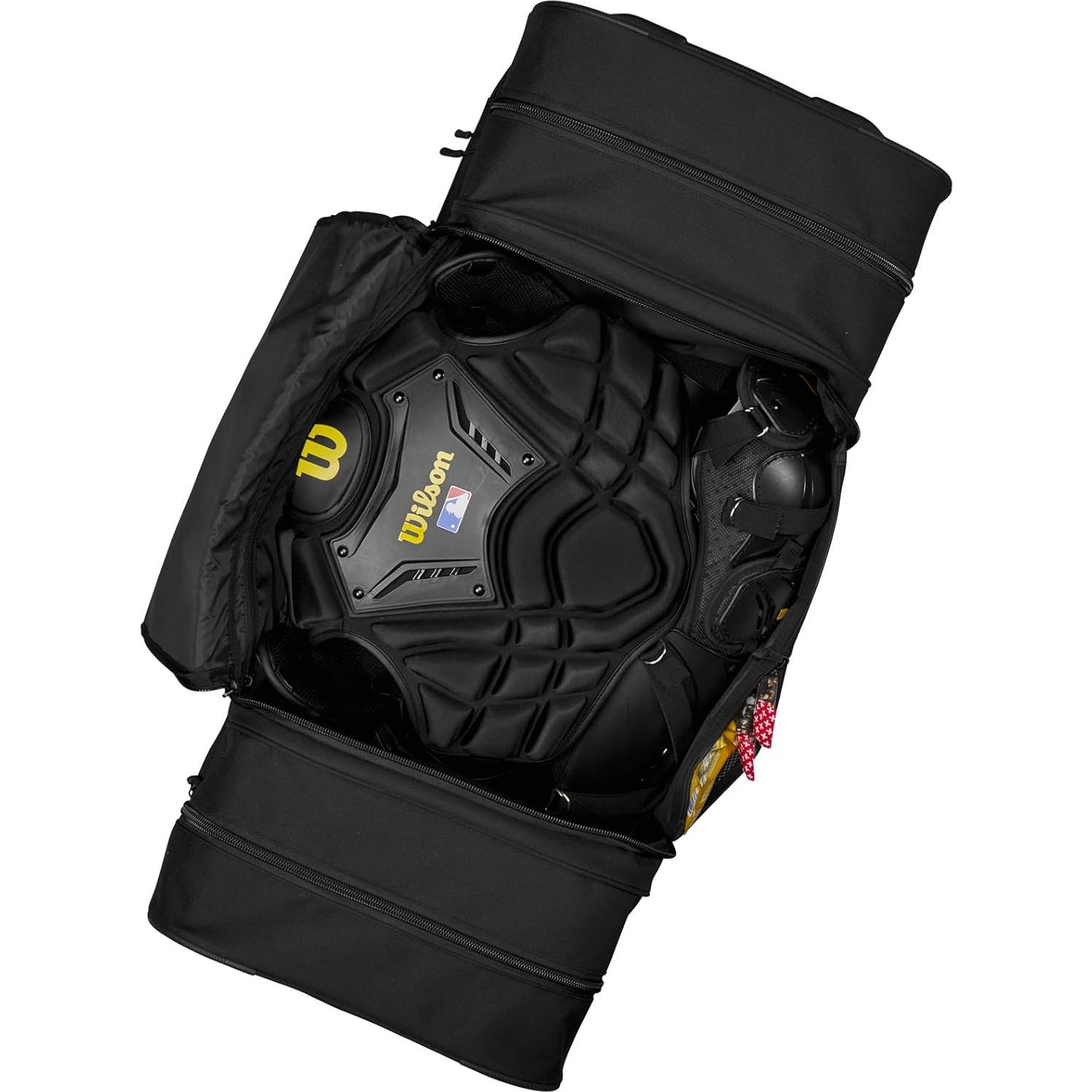 Bolsa de Equipo con Ruedas Wilson Umpire V2 - Negra 91.4cm