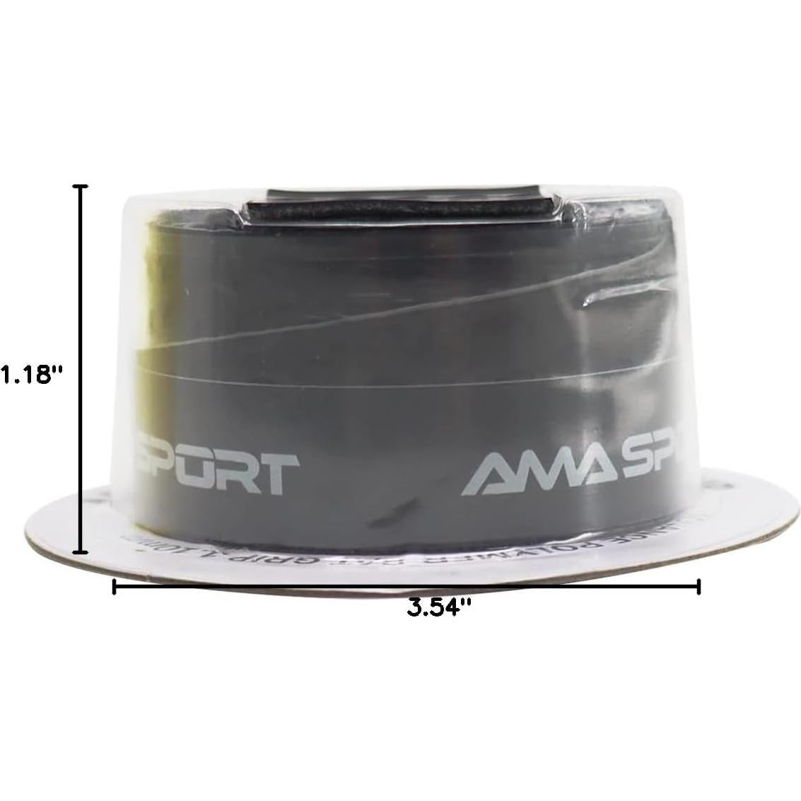 Cinta de agarre para bate de béisbol INSUM 1.1mm Negro