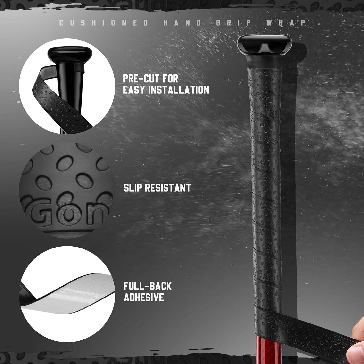Cinta de Agarre Gonex para Bate de Béisbol 1020mm Antideslizante