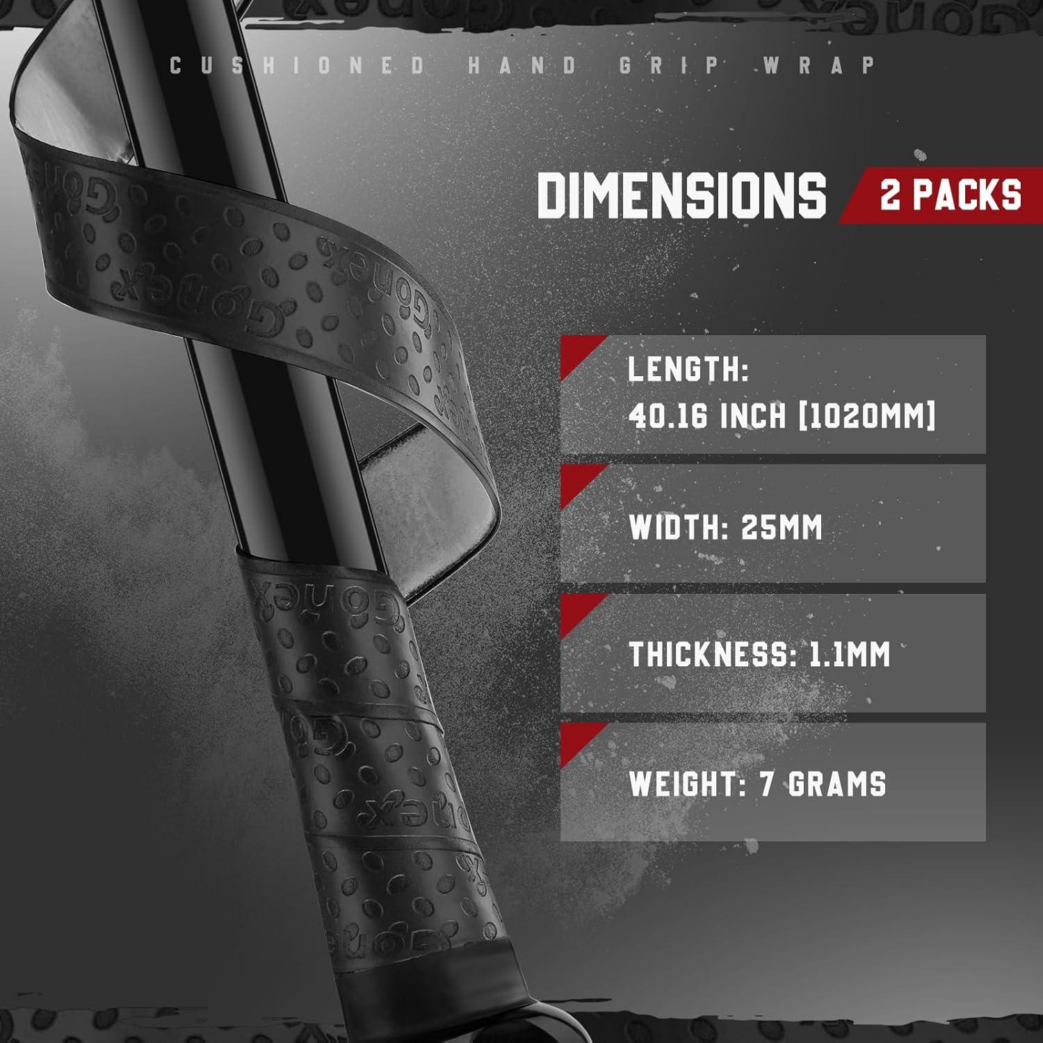 Cinta de Agarre Gonex para Bate de Béisbol 1020mm Antideslizante