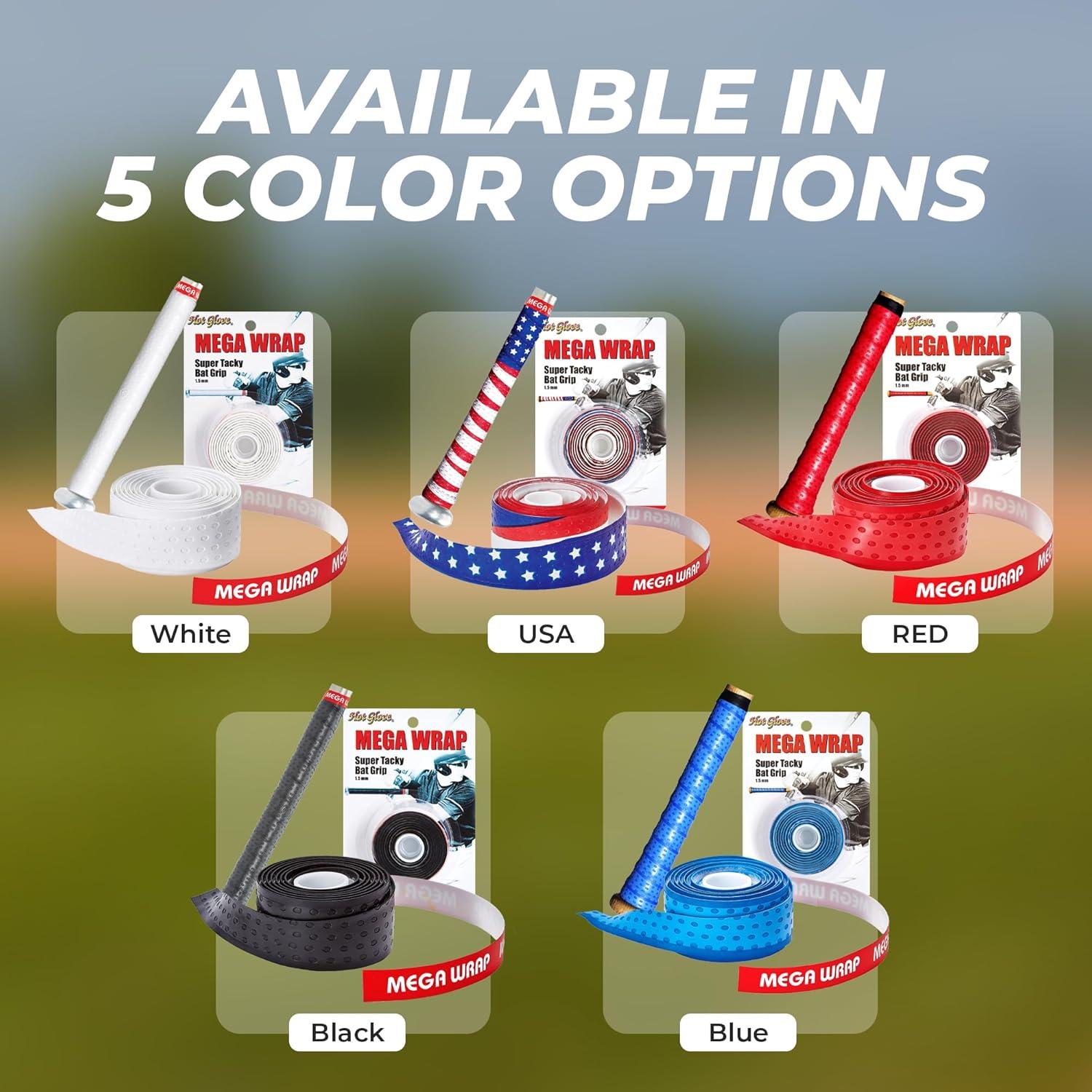 Agarre para Bate Hot Glove Mega Wrap 1.5mm Sintético