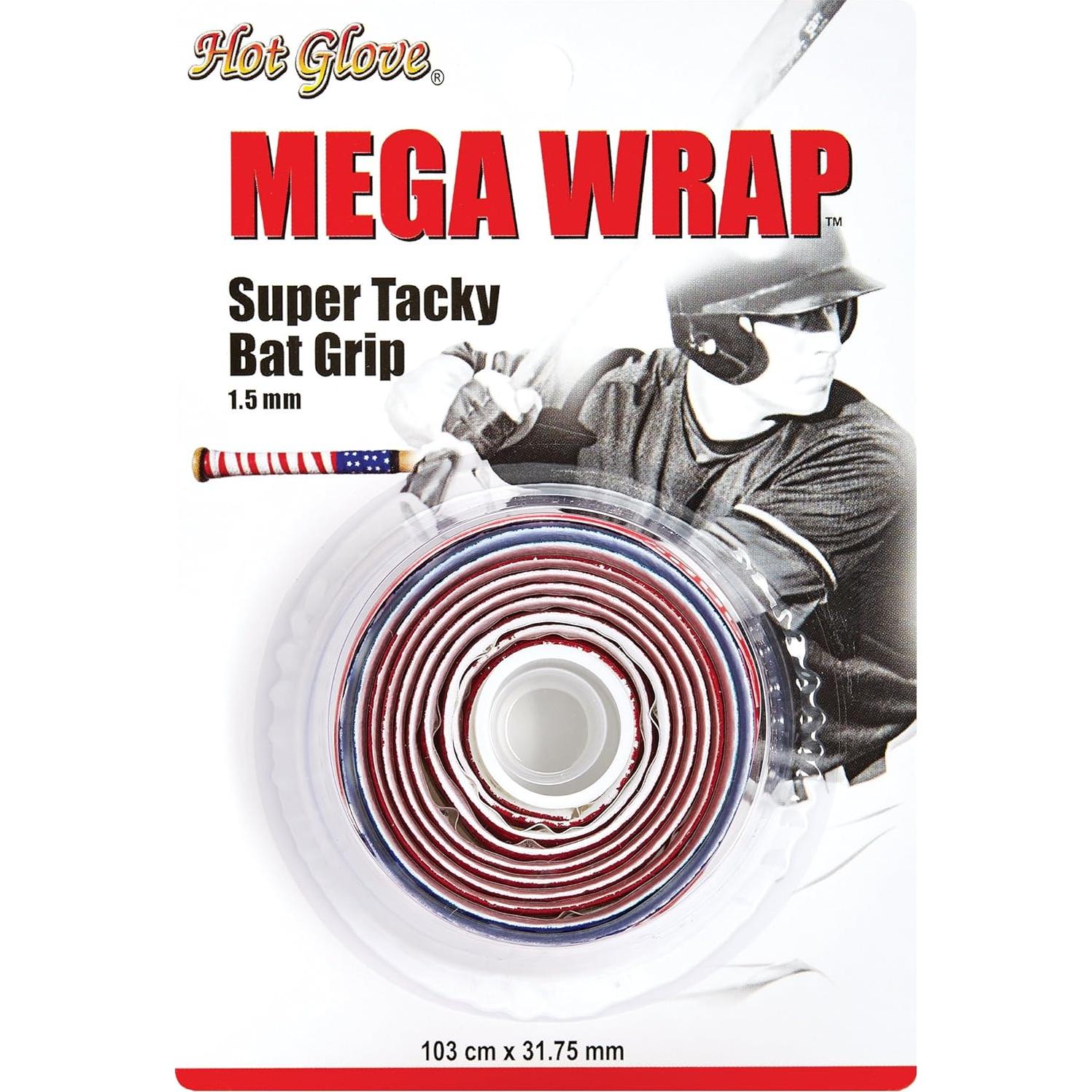 Agarre para Bate Hot Glove Mega Wrap 1.5mm Sintético