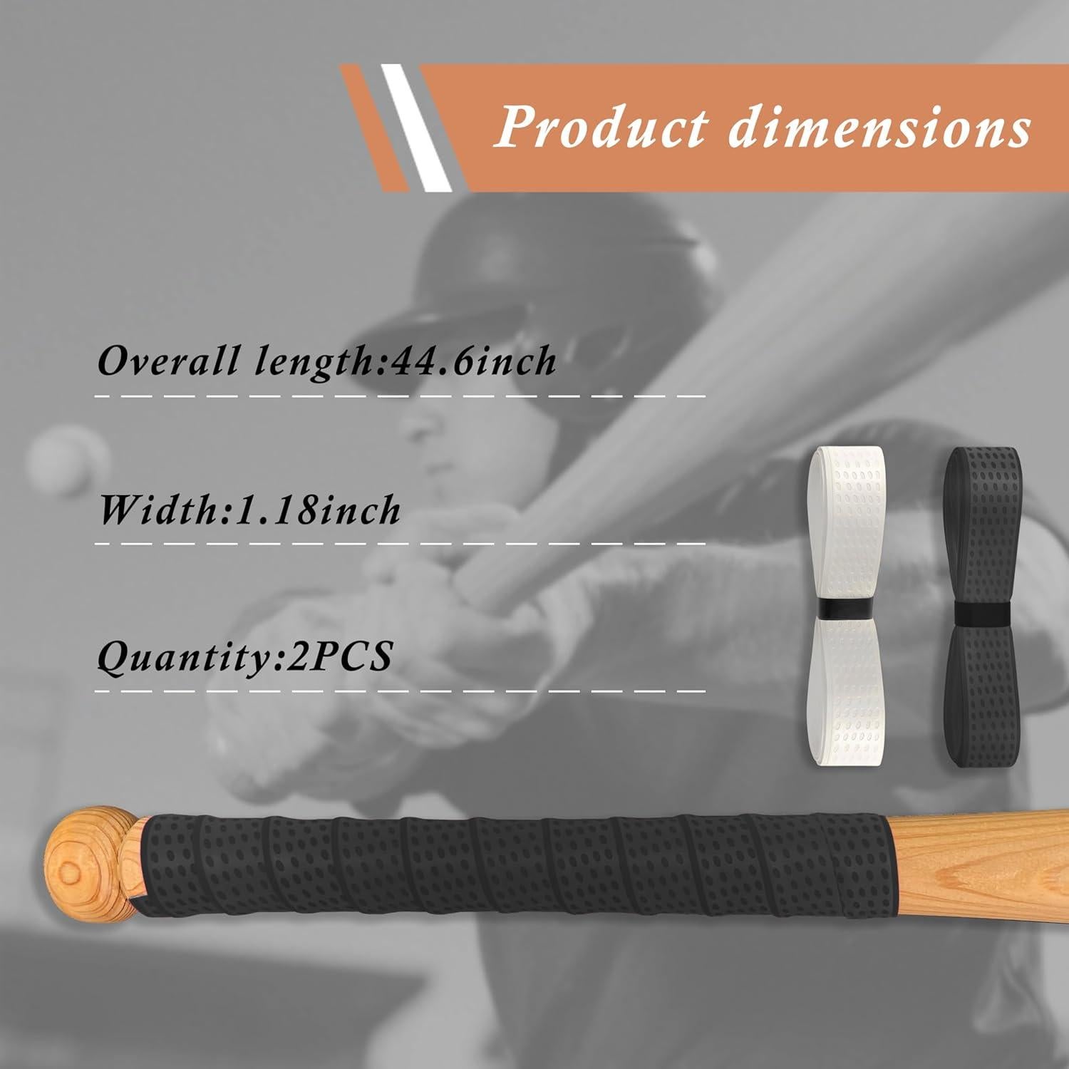 Empuñadura de Bate Yuibthr Precortada 2 Piezas Multicolor