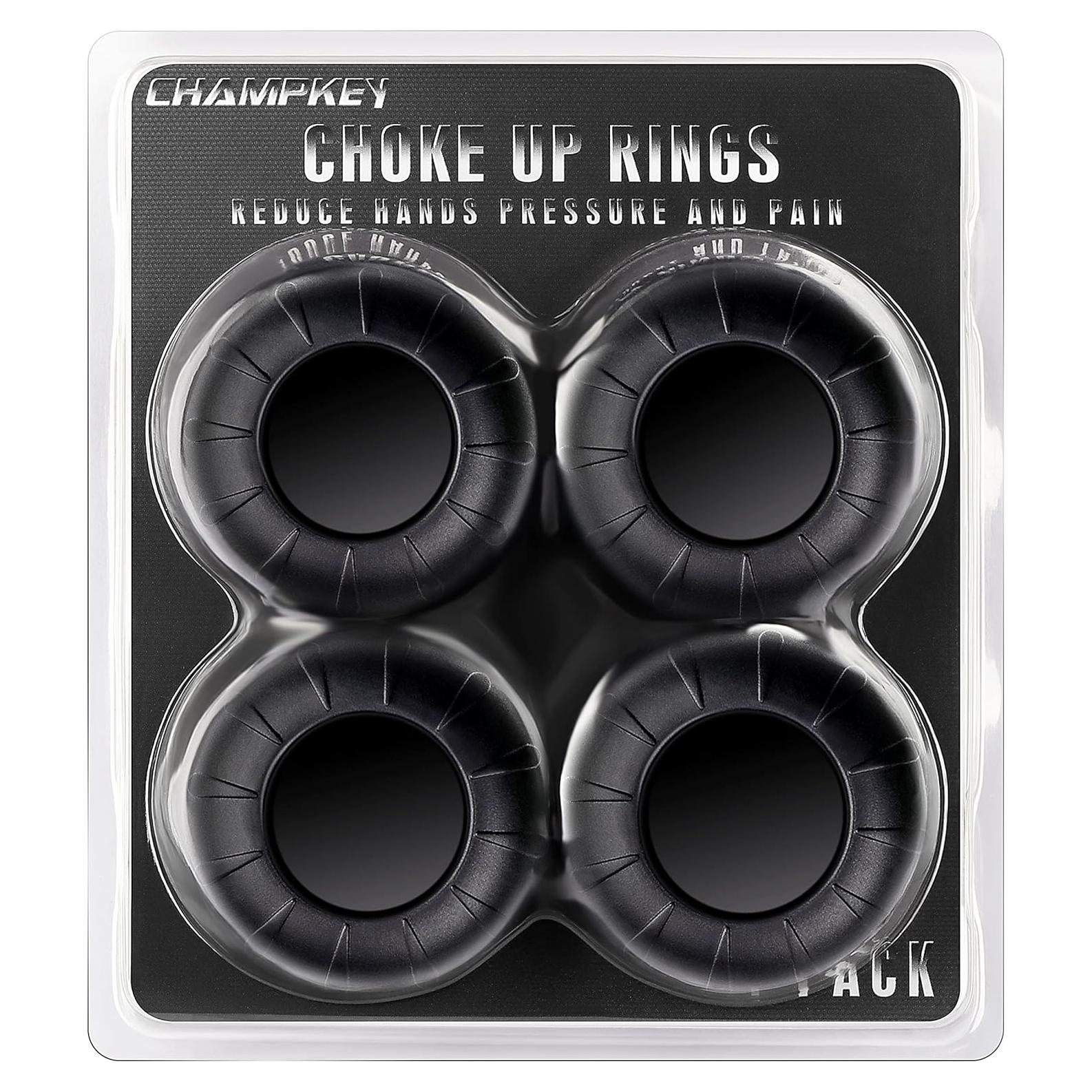 Anillos de Choke Up CHAMPKEY 4 Pack para Béisbol y Softbol