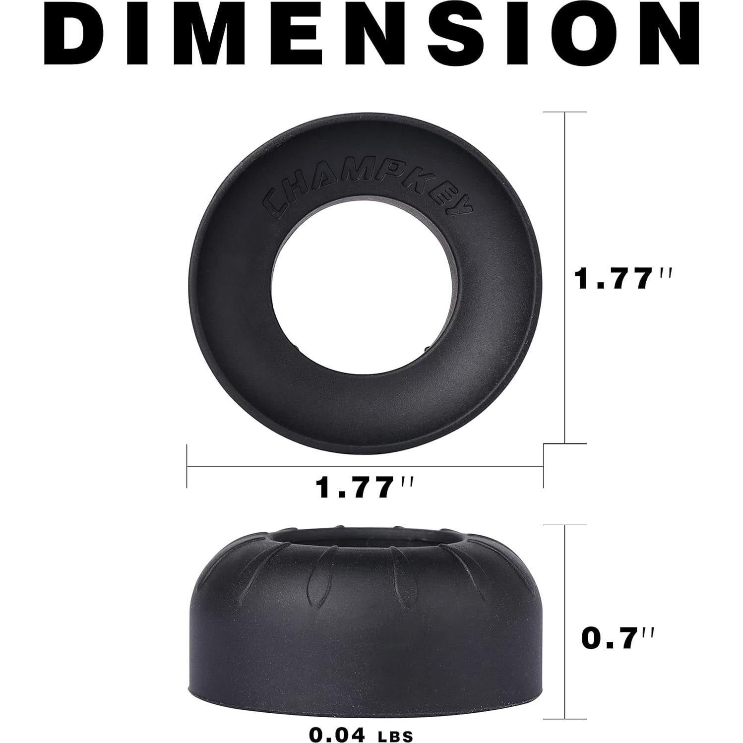 Anillos de Choke Up CHAMPKEY 4 Pack para Béisbol y Softbol