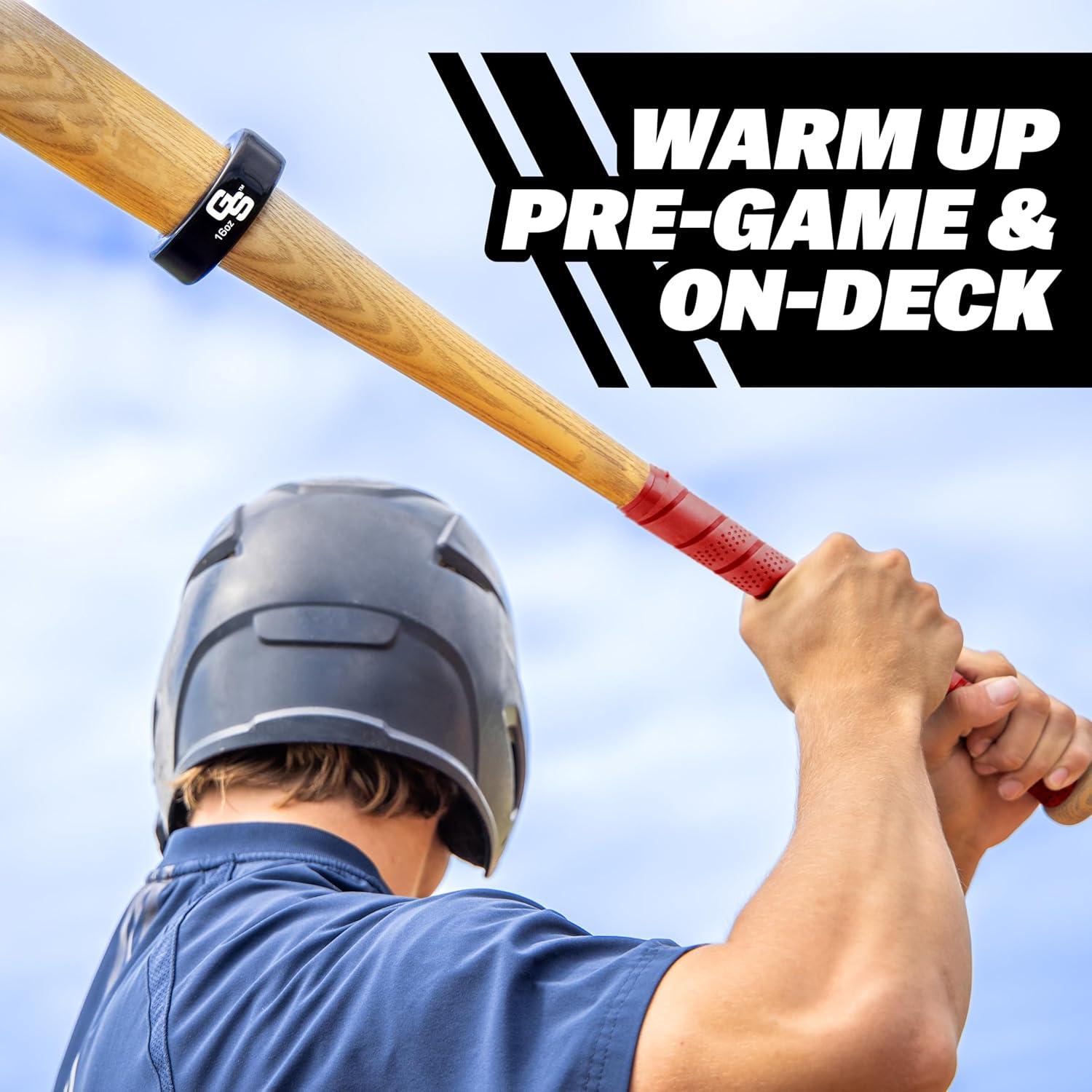 Peso de Bate de Béisbol y Softbol GoSports 16 oz Negro