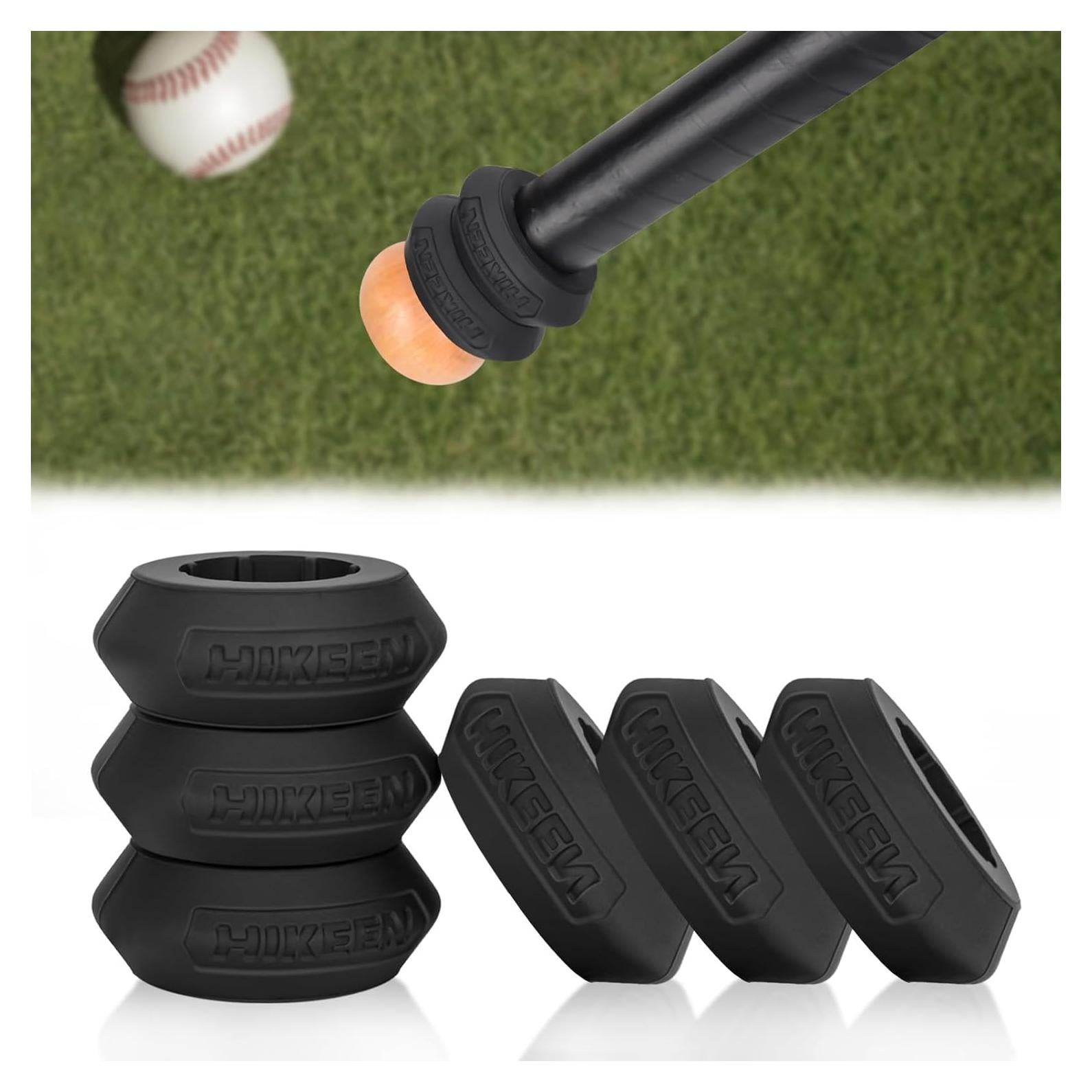 Hikeen 6 Anillos de Agarre para Bate de Béisbol Choke Up