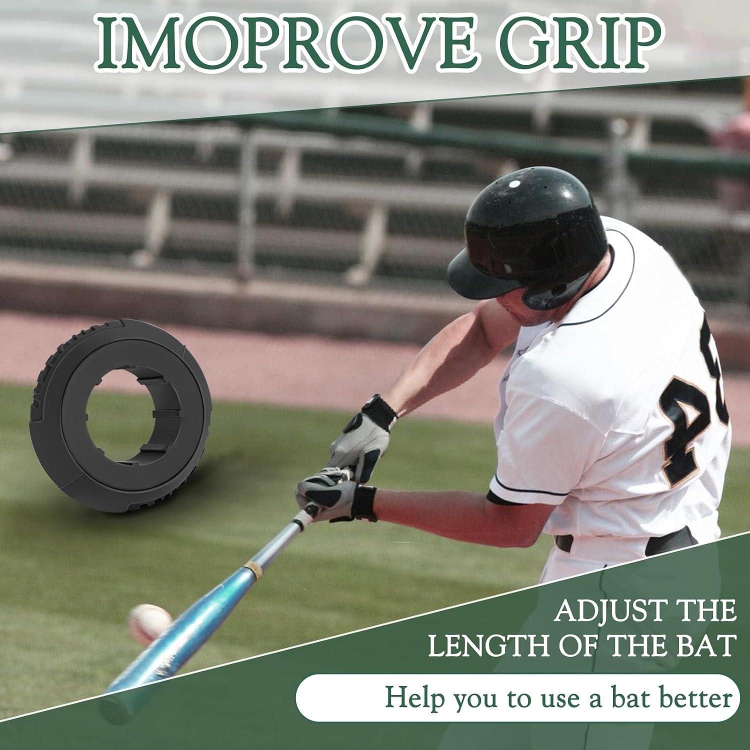 Hikeen 6 Anillos de Agarre para Bate de Béisbol Choke Up