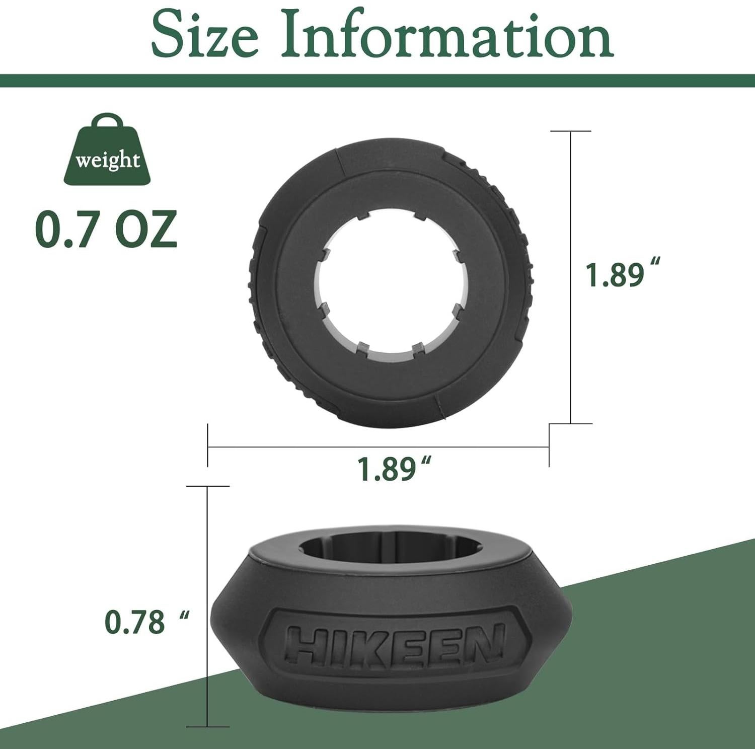 Hikeen 6 Anillos de Agarre para Bate de Béisbol Choke Up