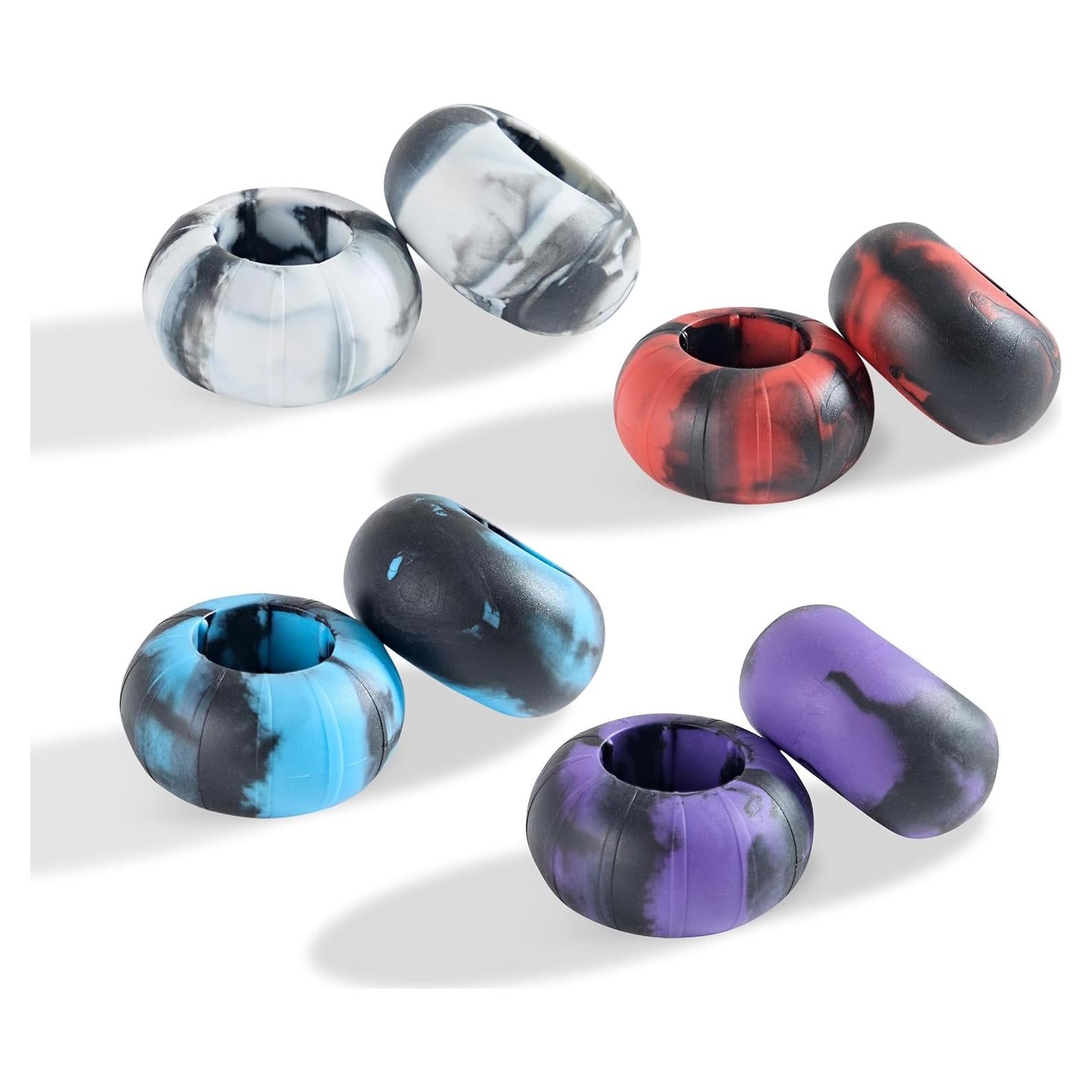 Anillos de agarre para bate Yuyongshuai - 8 paquetes, nylon