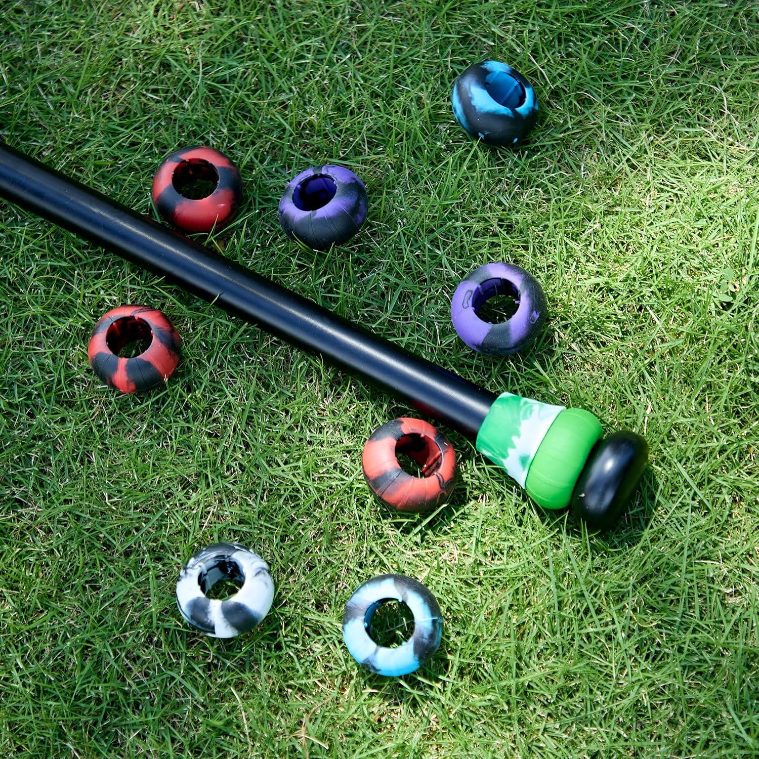 Anillos de agarre para bate Yuyongshuai - 8 paquetes, nylon