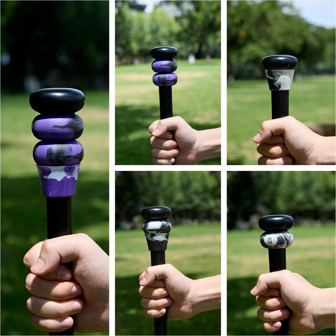 Anillos de agarre para bate Yuyongshuai - 8 paquetes, nylon