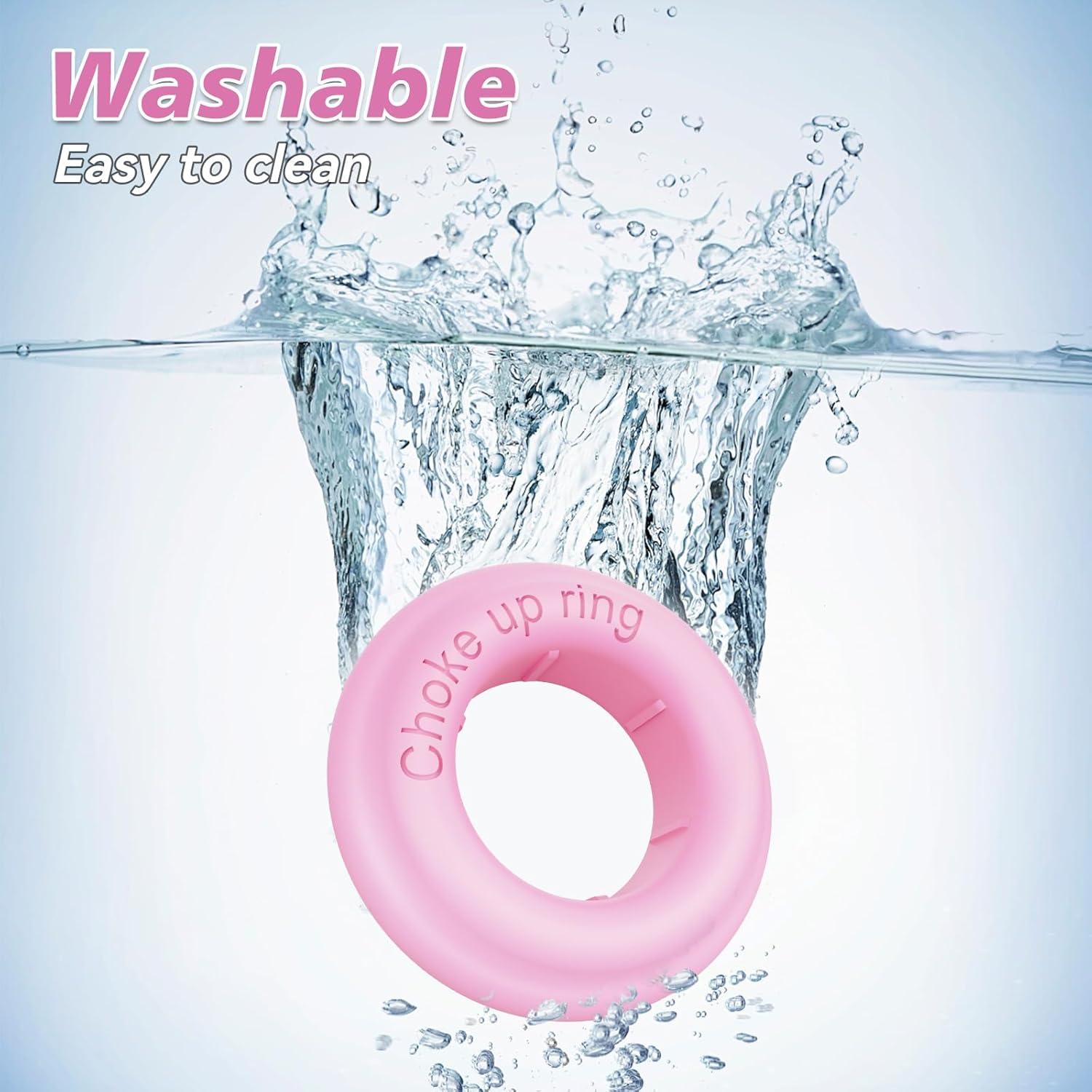 5 Anillos de Aumento de Agarre AISHAIDO para Bate de Béisbol Rosa