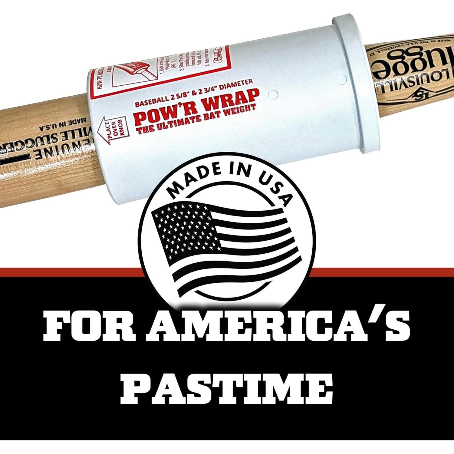 Peso de bate Pow'r Wrap 680g para béisbol, barril grande