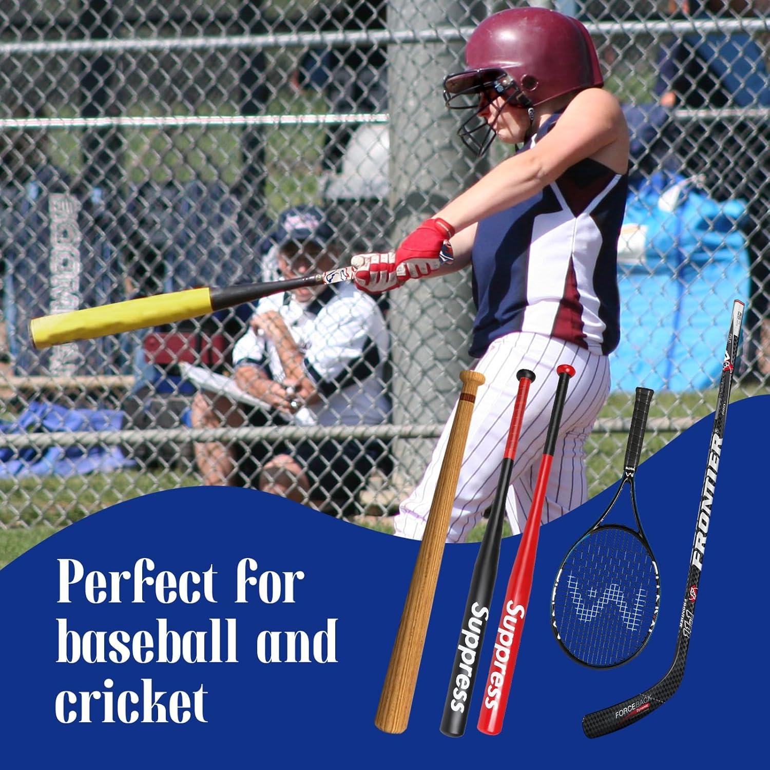 Cinta de agarre para bate de béisbol LUODAKA 110cm con pomo