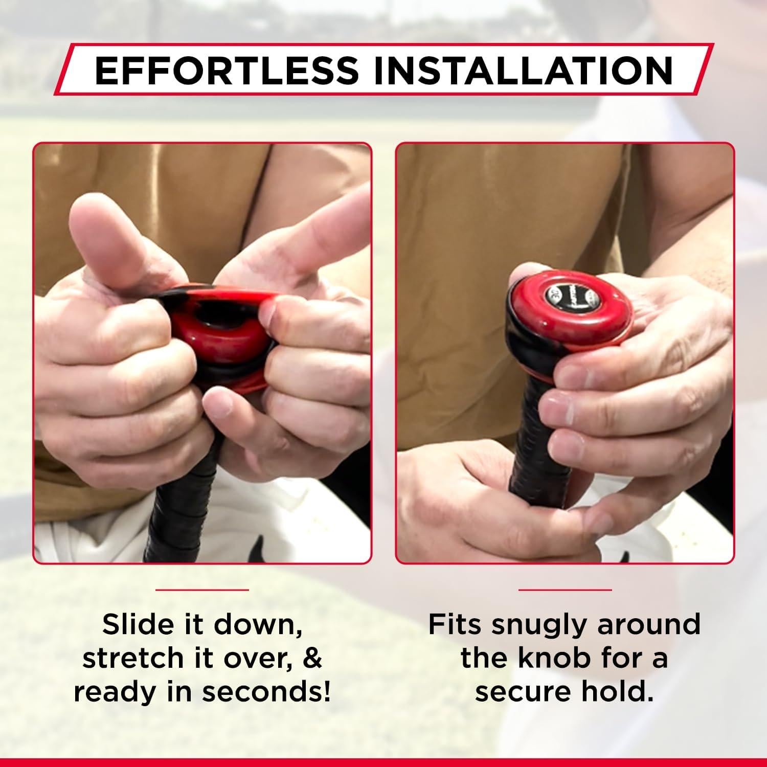 Empuñadura Grip-N-Rip II para Bate de Softbol Azul-Gris