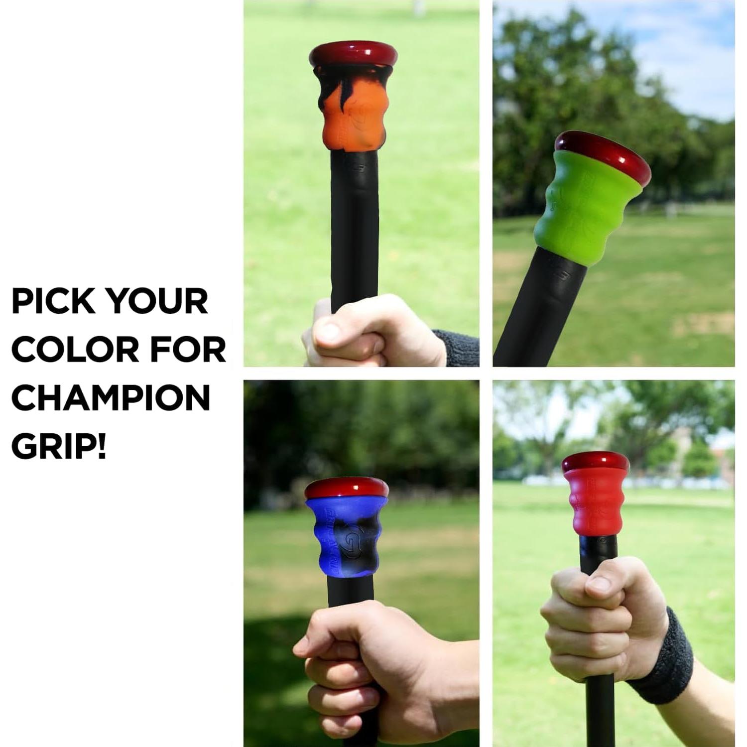 Empuñadura Grip-N-Rip II para Bate de Softbol Azul-Gris