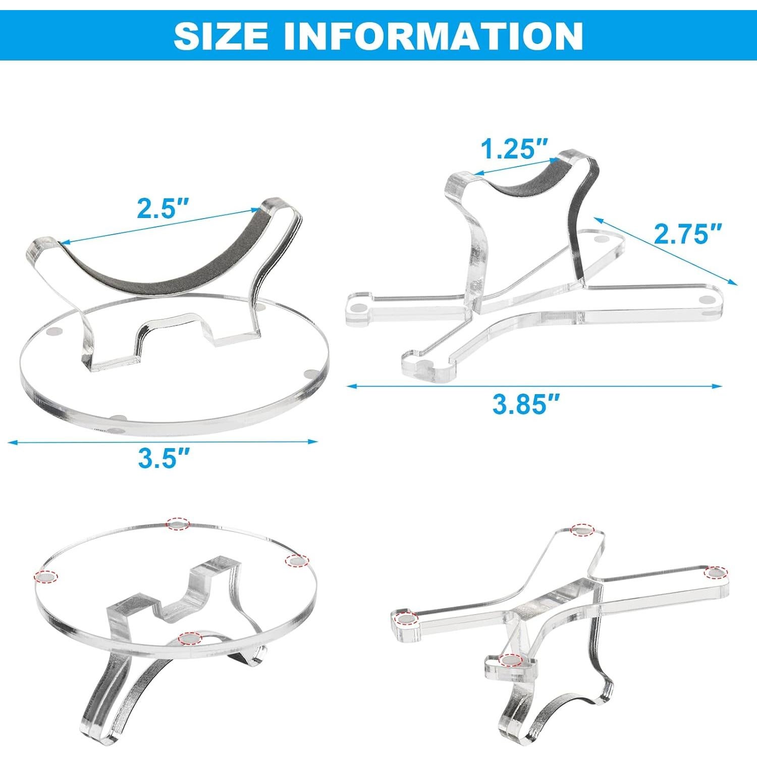 Soporte de Bate de Béisbol de Escritorio Cosmos Acrílico