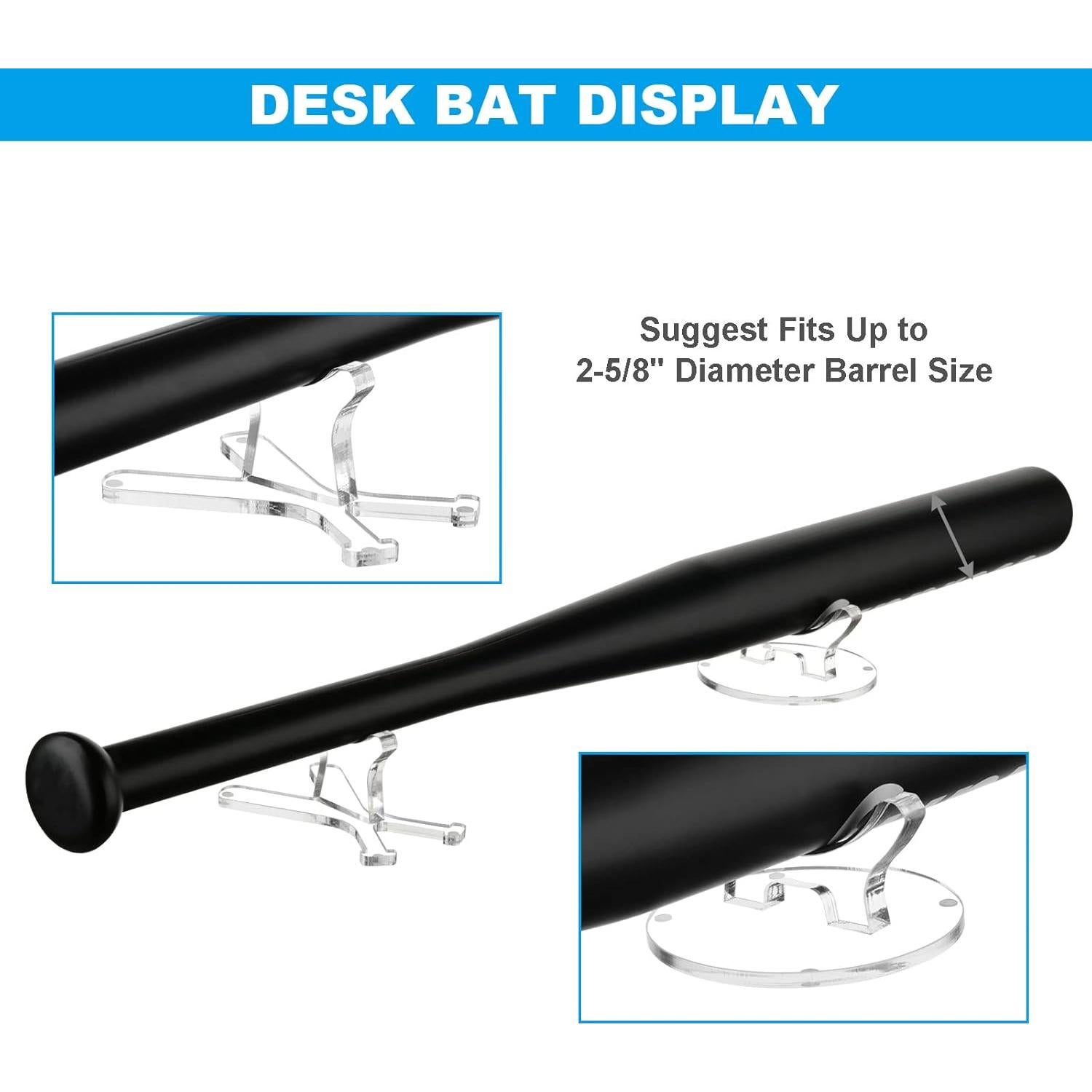 Soporte de Bate de Béisbol de Escritorio Cosmos Acrílico