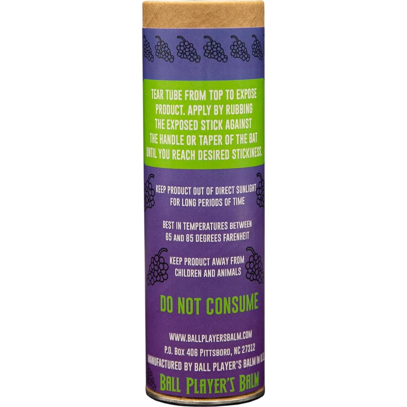 Bálsamo para Jugadores de Béisbol Aroma Uva 170g