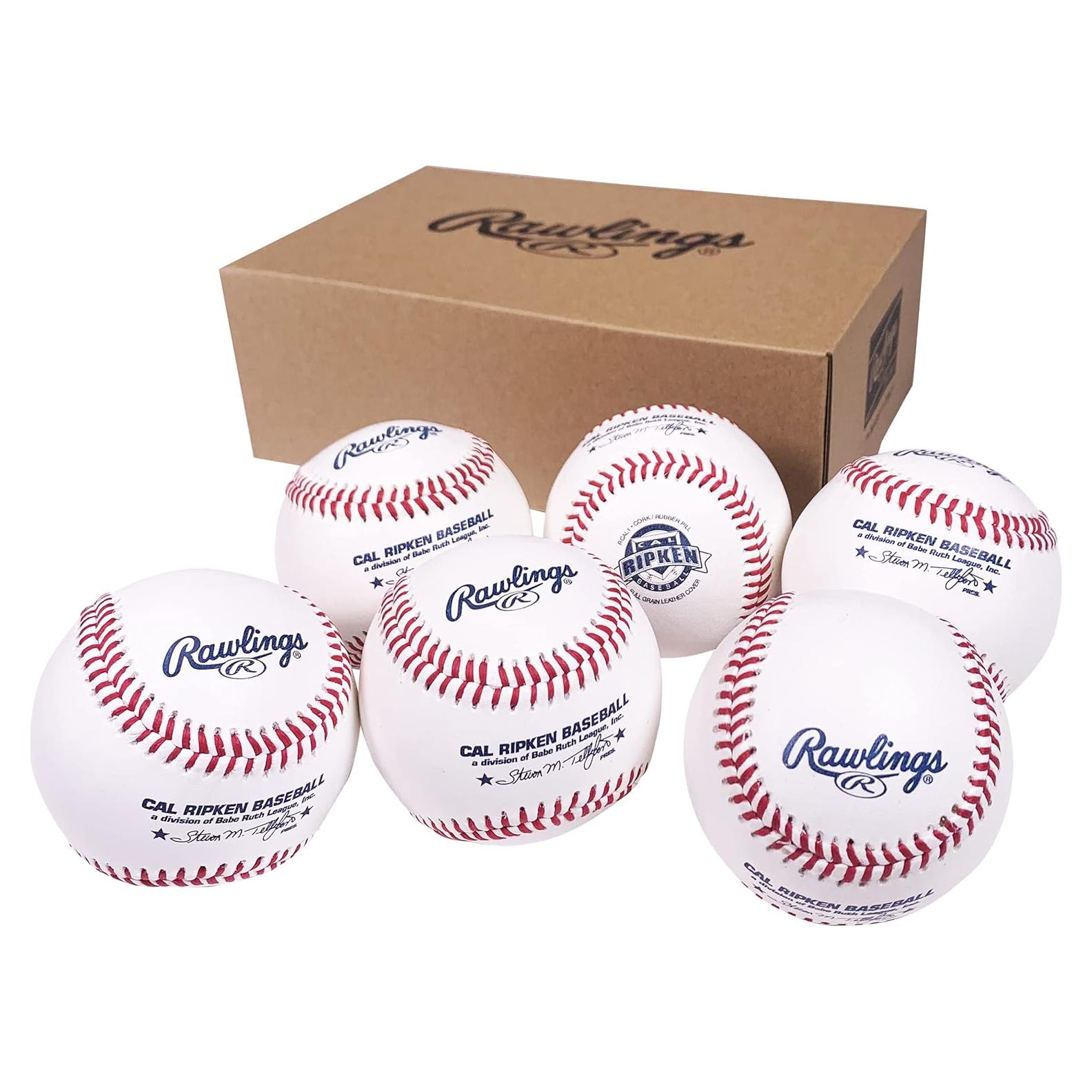 Pelotas de Béisbol Juvenil Rawlings Cal Ripken 6 Unidades