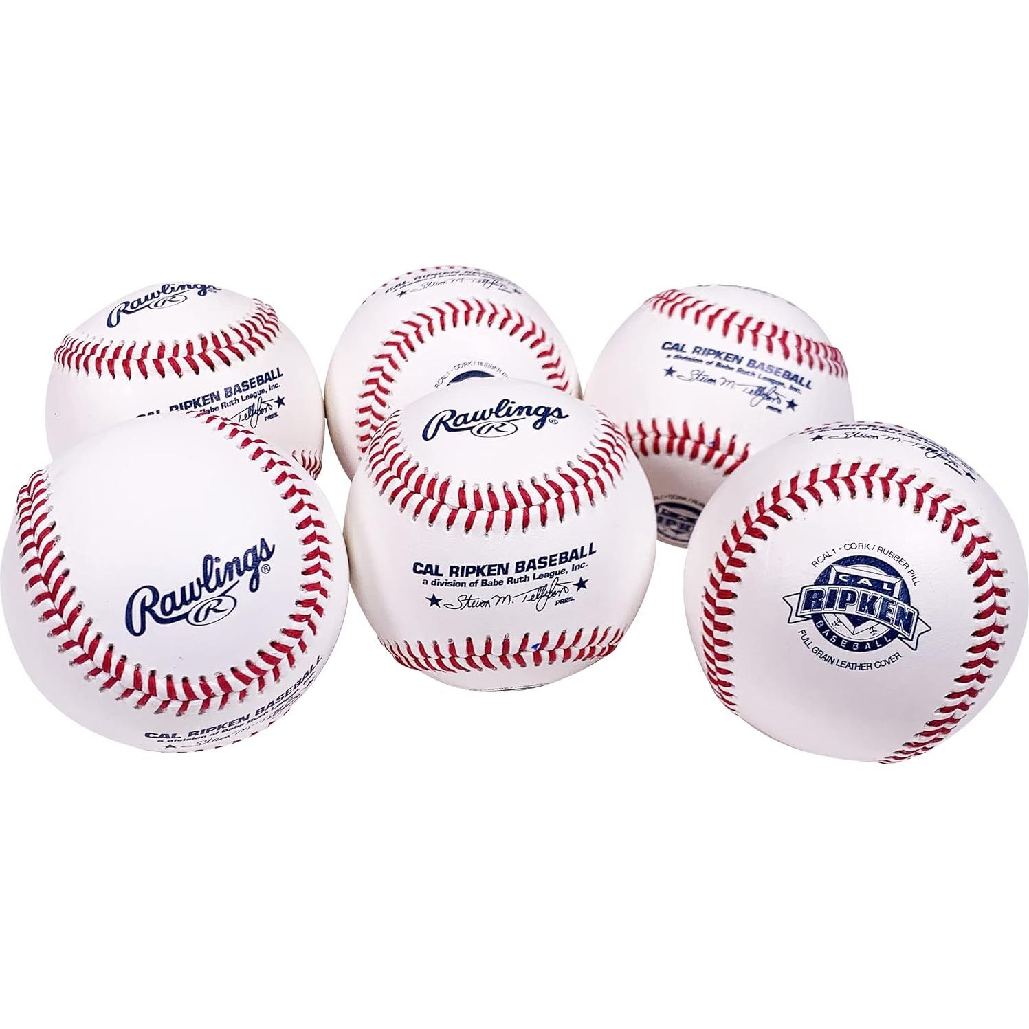 Pelotas de Béisbol Juvenil Rawlings Cal Ripken 6 Unidades